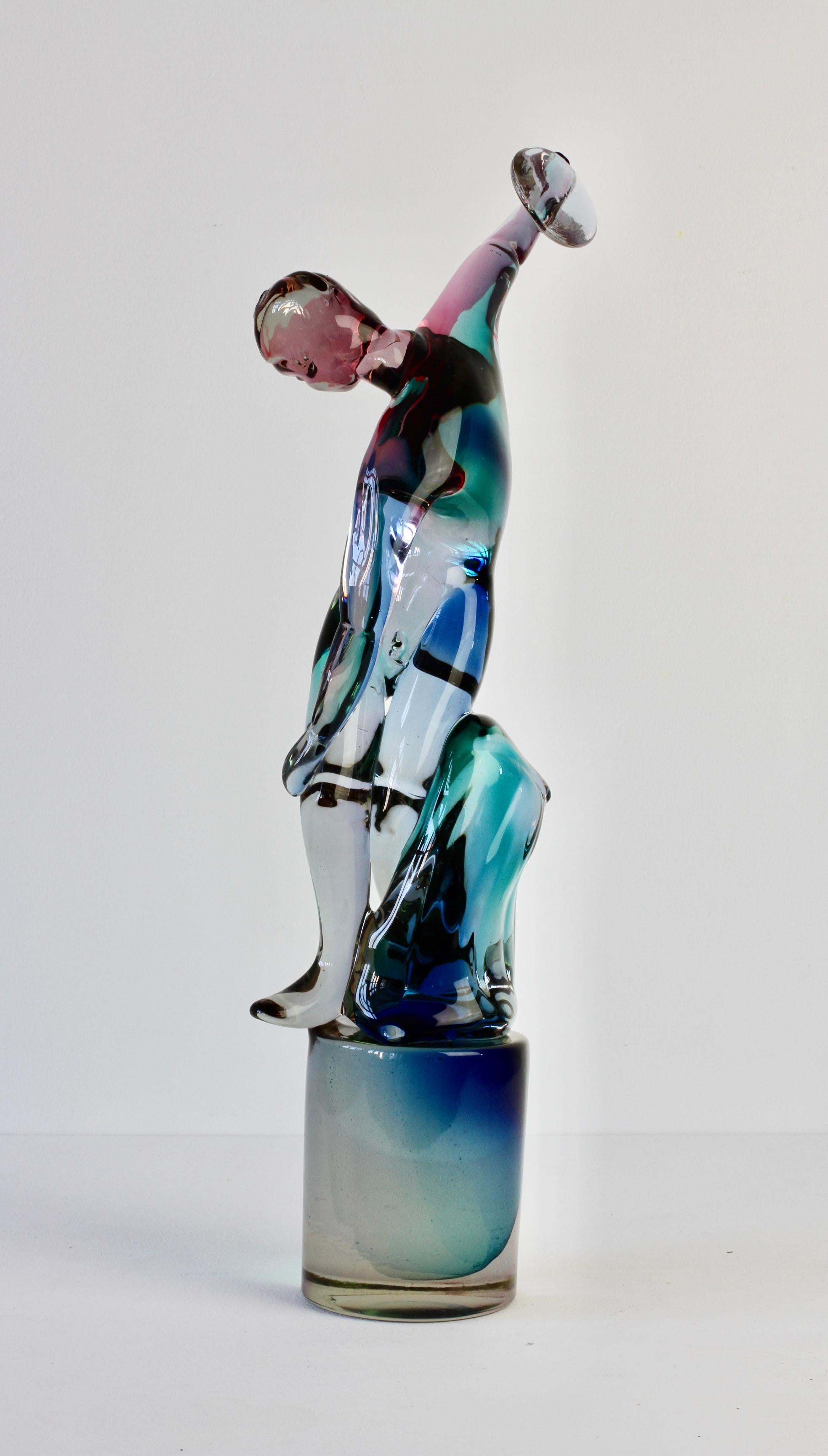 Blown Glass Important and Rare Ermanno Nason for Cenedese Italian Murano Glass Sculpture