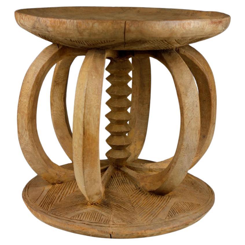 Important and Rare Igbo Prestige Stool  For Sale