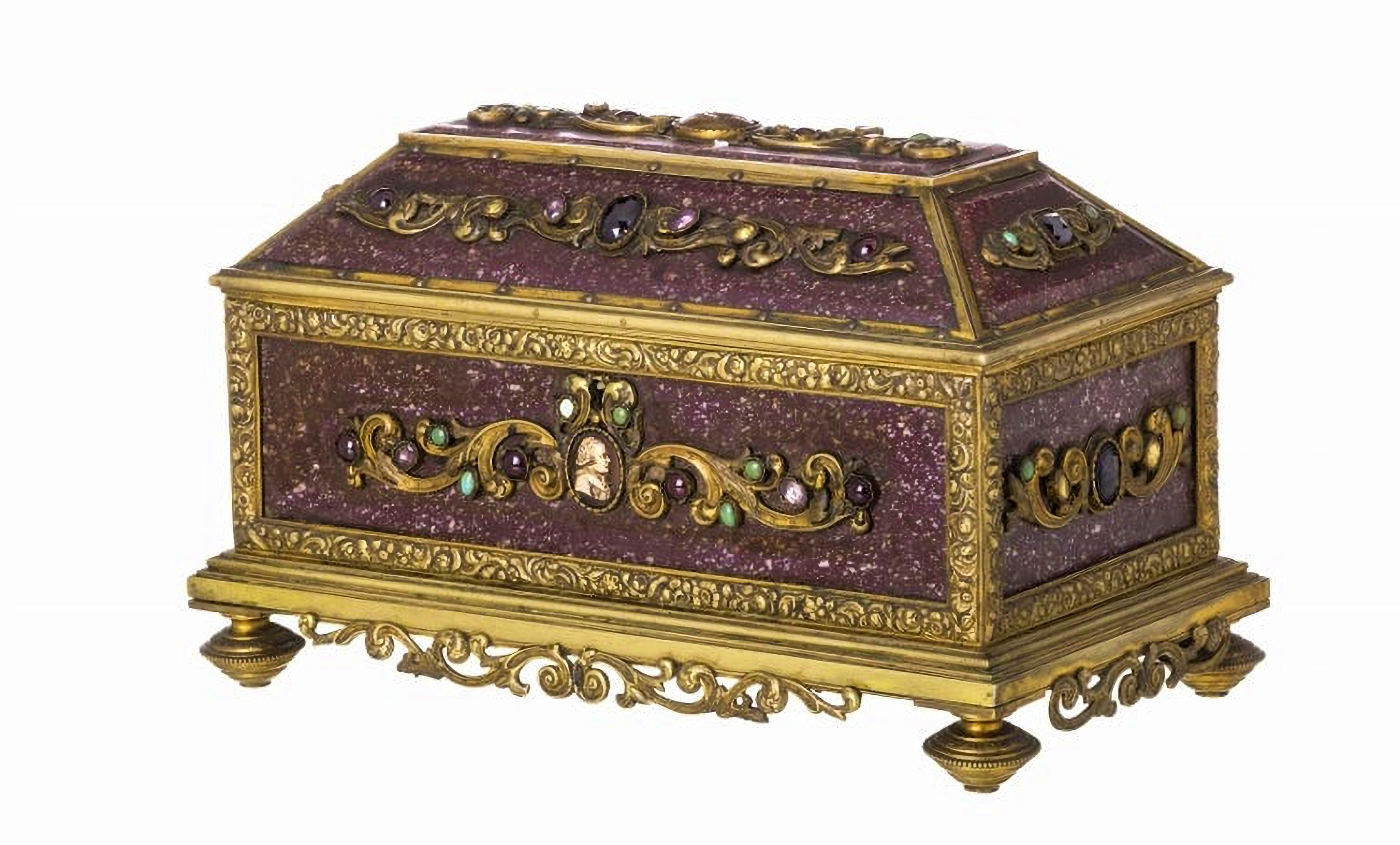 Baroque Important and Rare Italian Box Safe from the 17th Century '1647' For Sale