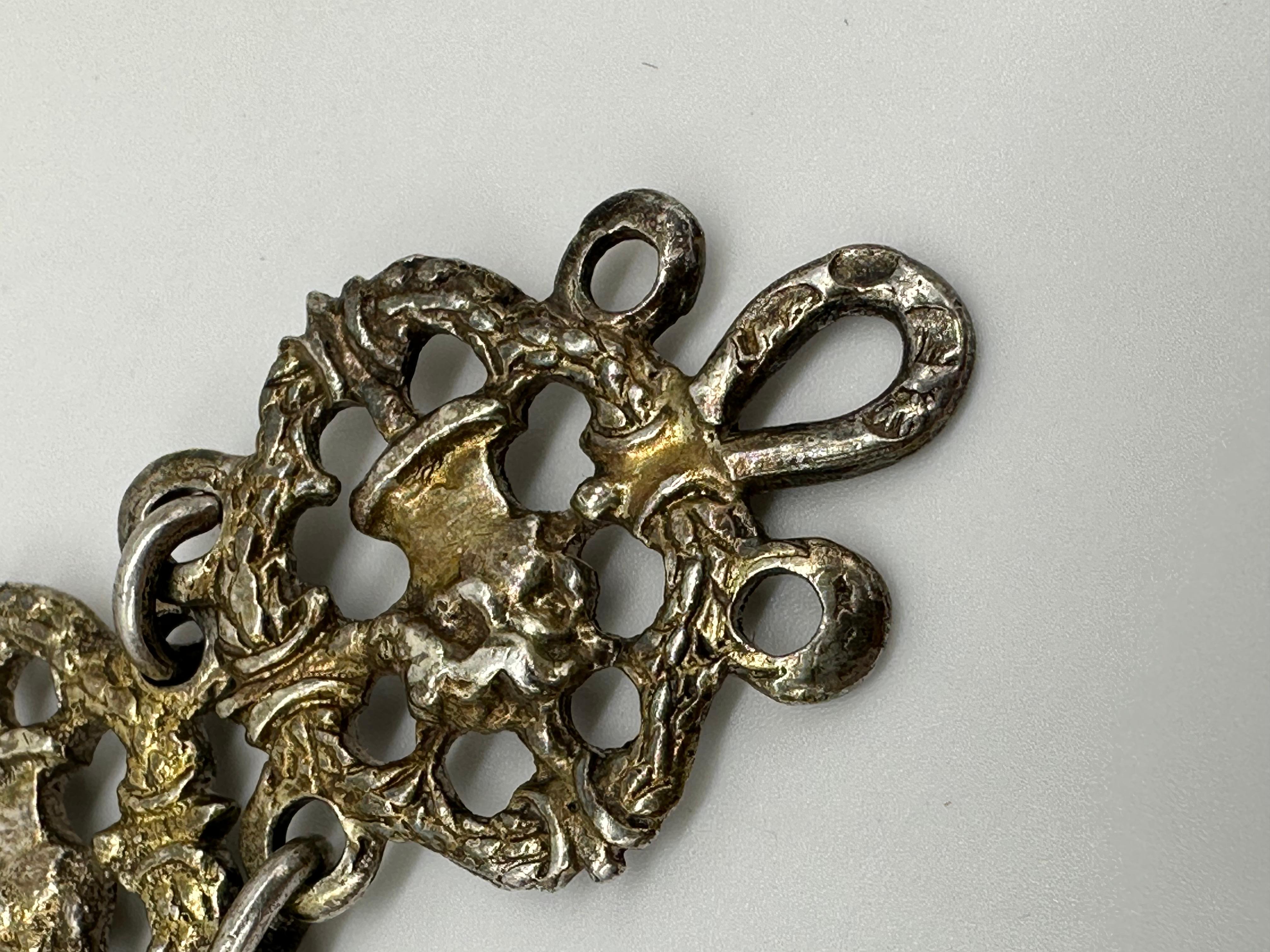 Important and rare jewish silver Sivlonot /wedding belt, Frankfurt 1707-1723  For Sale 3