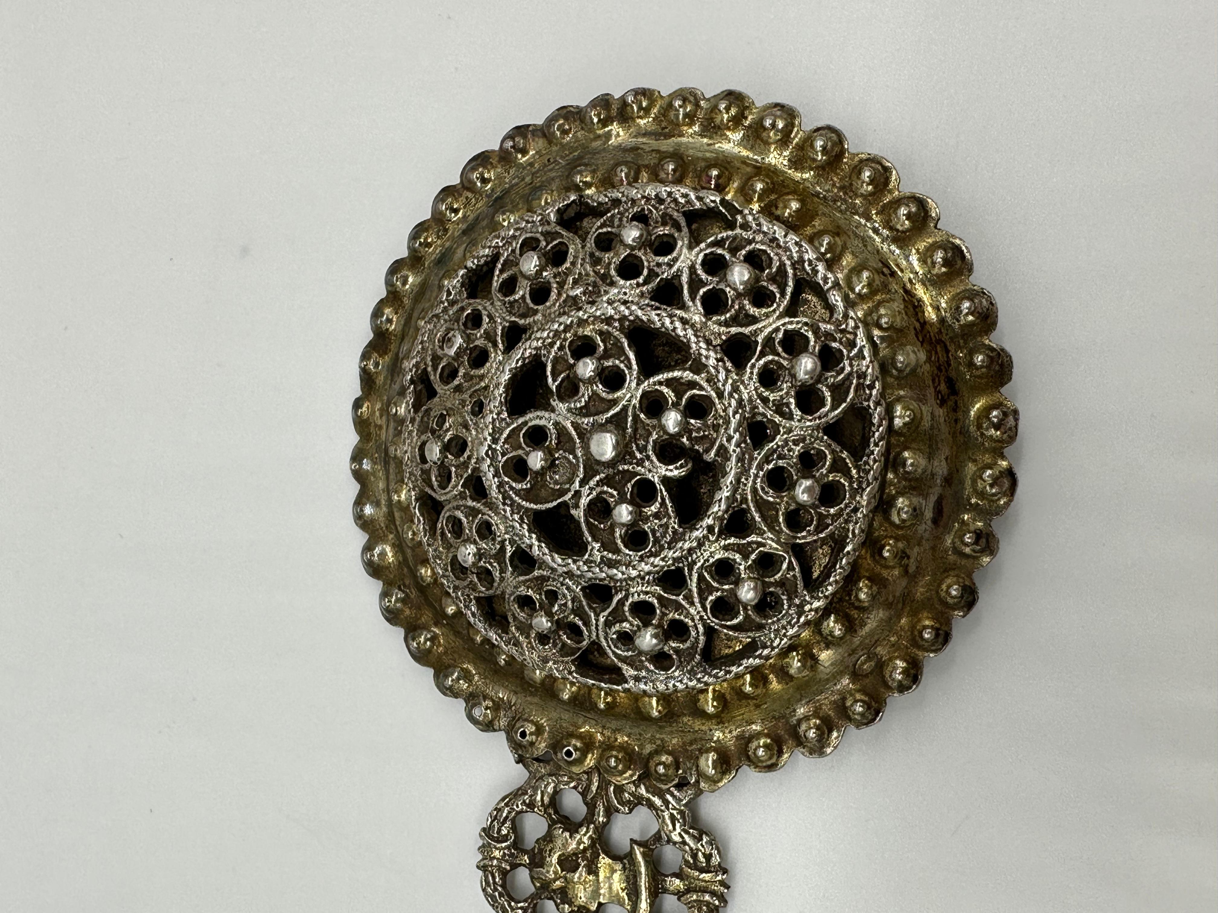 Importante et rare ceinture de mariage Sivlonot/séparation en argent juif, Francfort 1707-1723  en vente 5