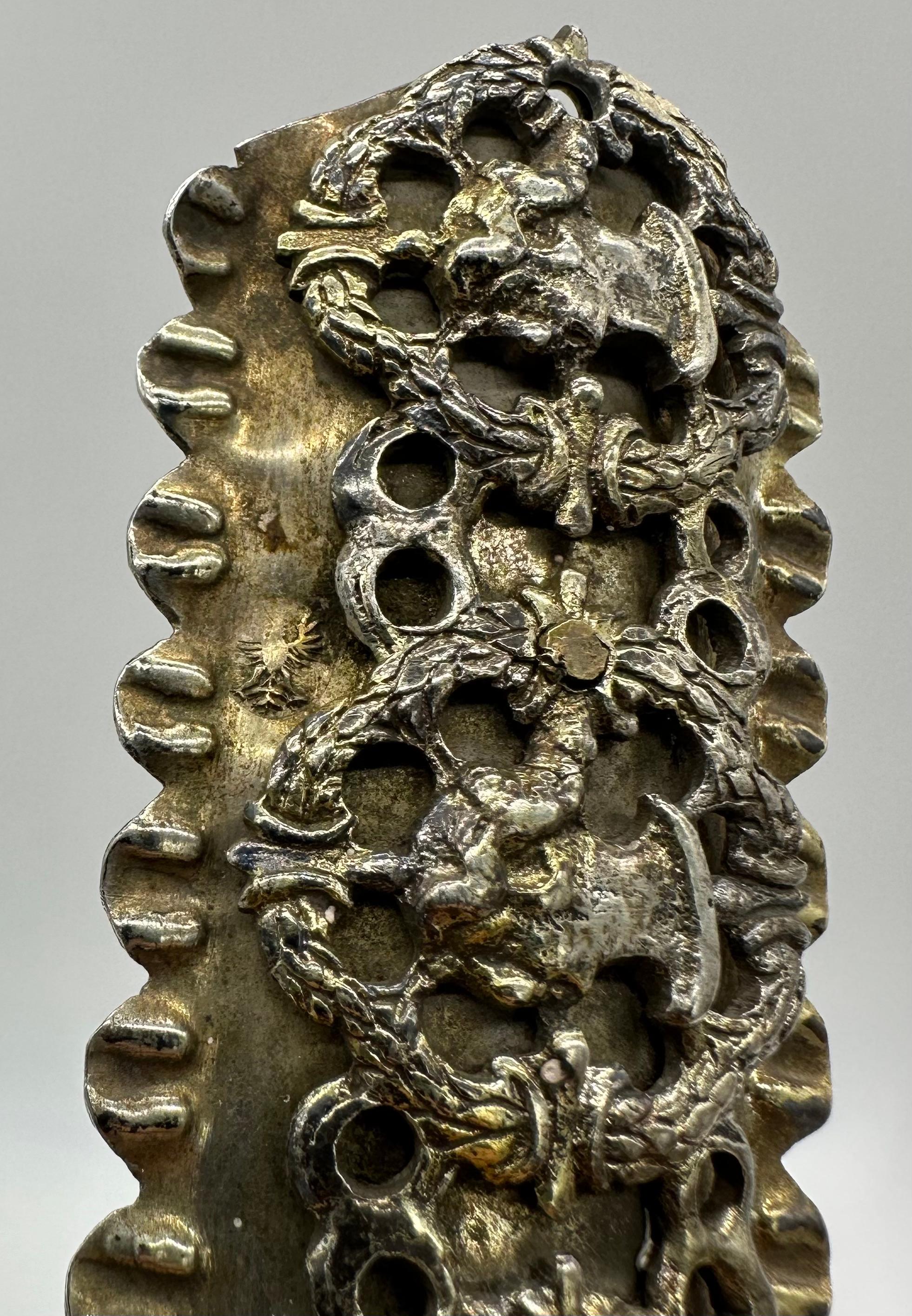 Importante y raro Sivlonot /cinturón nupcial judío de plata, Fráncfort 1707-1723 en venta 6