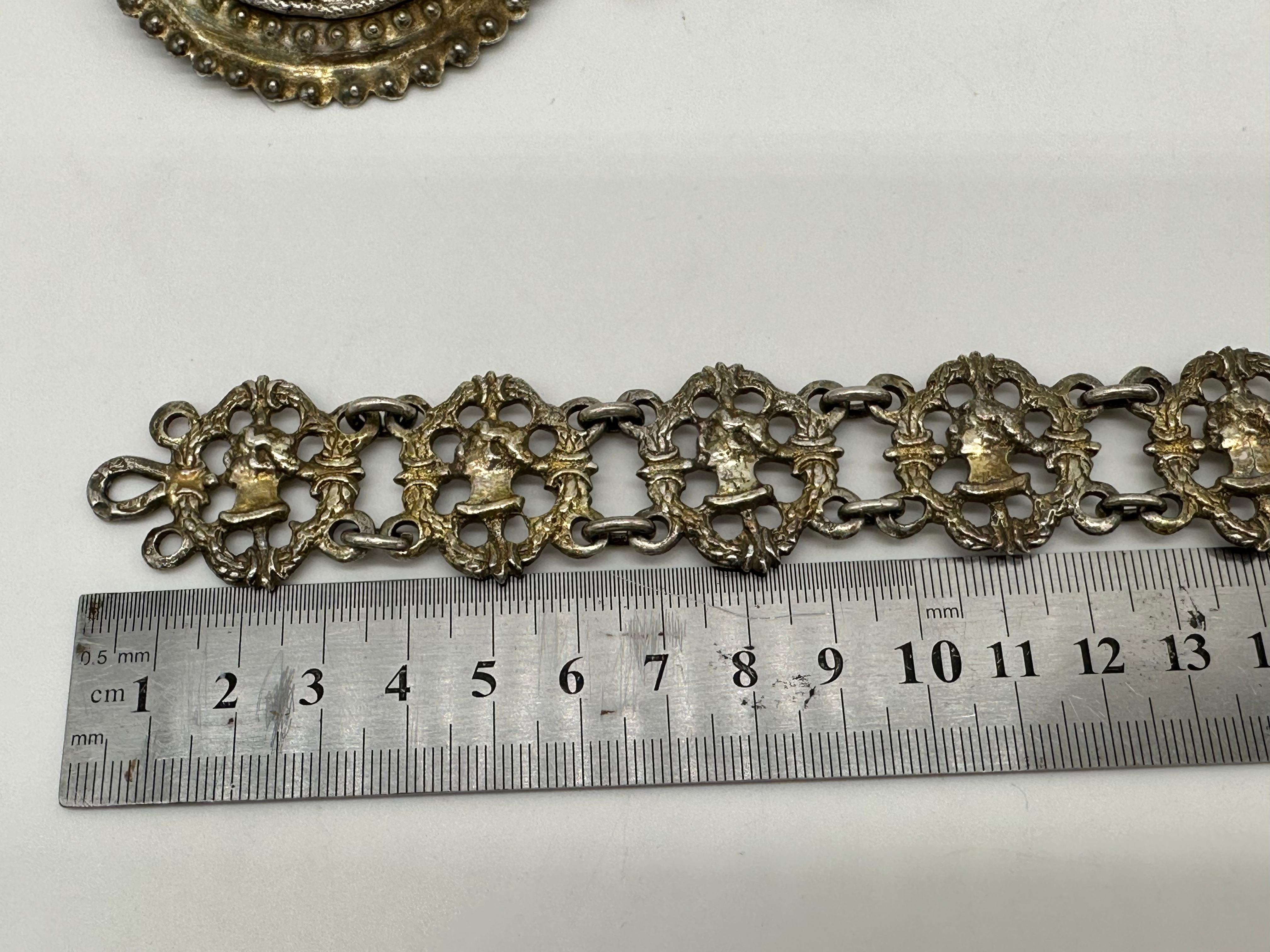 Important and rare jewish silver Sivlonot /wedding belt, Frankfurt 1707-1723  For Sale 9