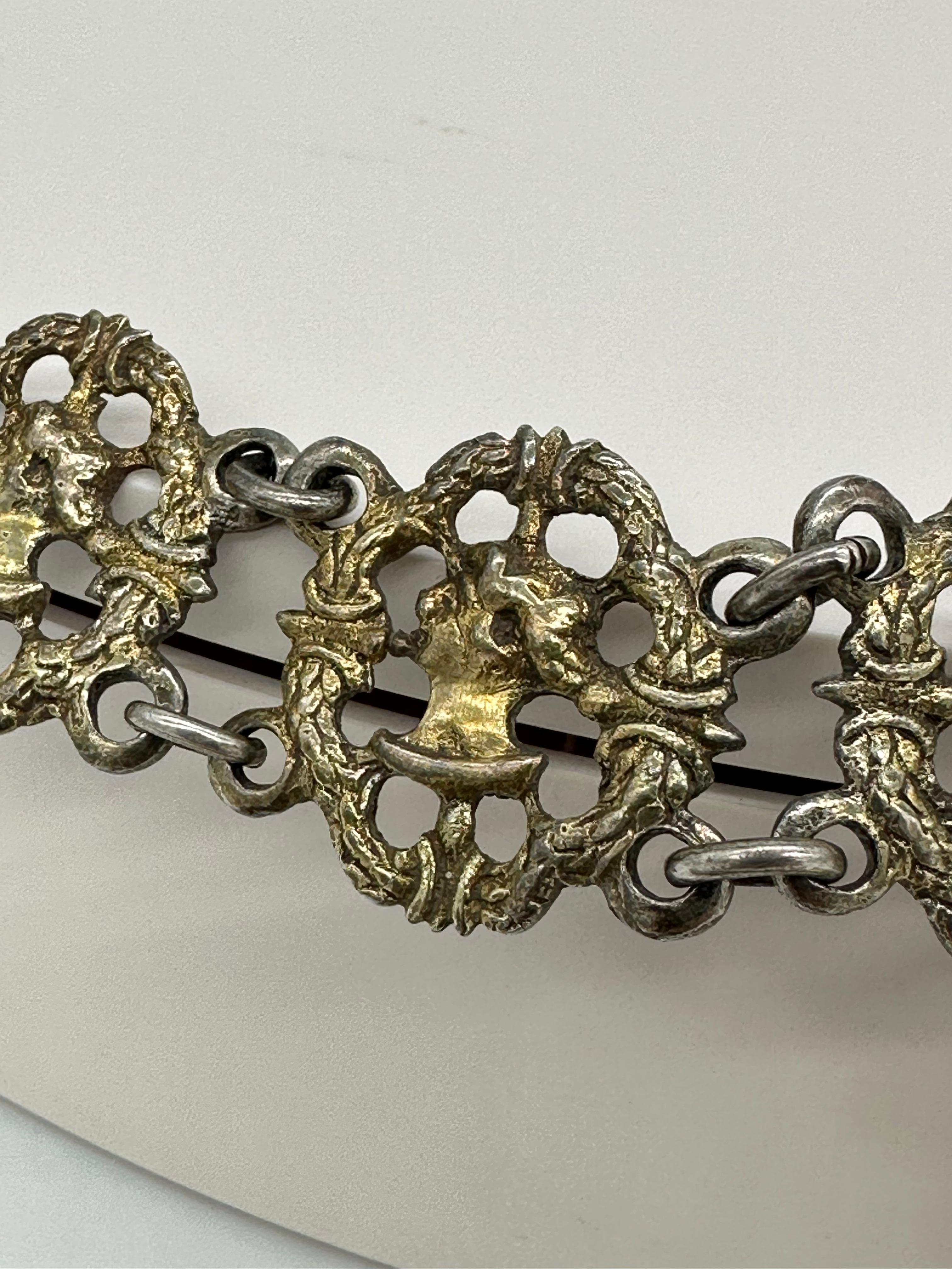 Hand-Carved Important and rare jewish silver Sivlonot /wedding belt, Frankfurt 1707-1723  For Sale