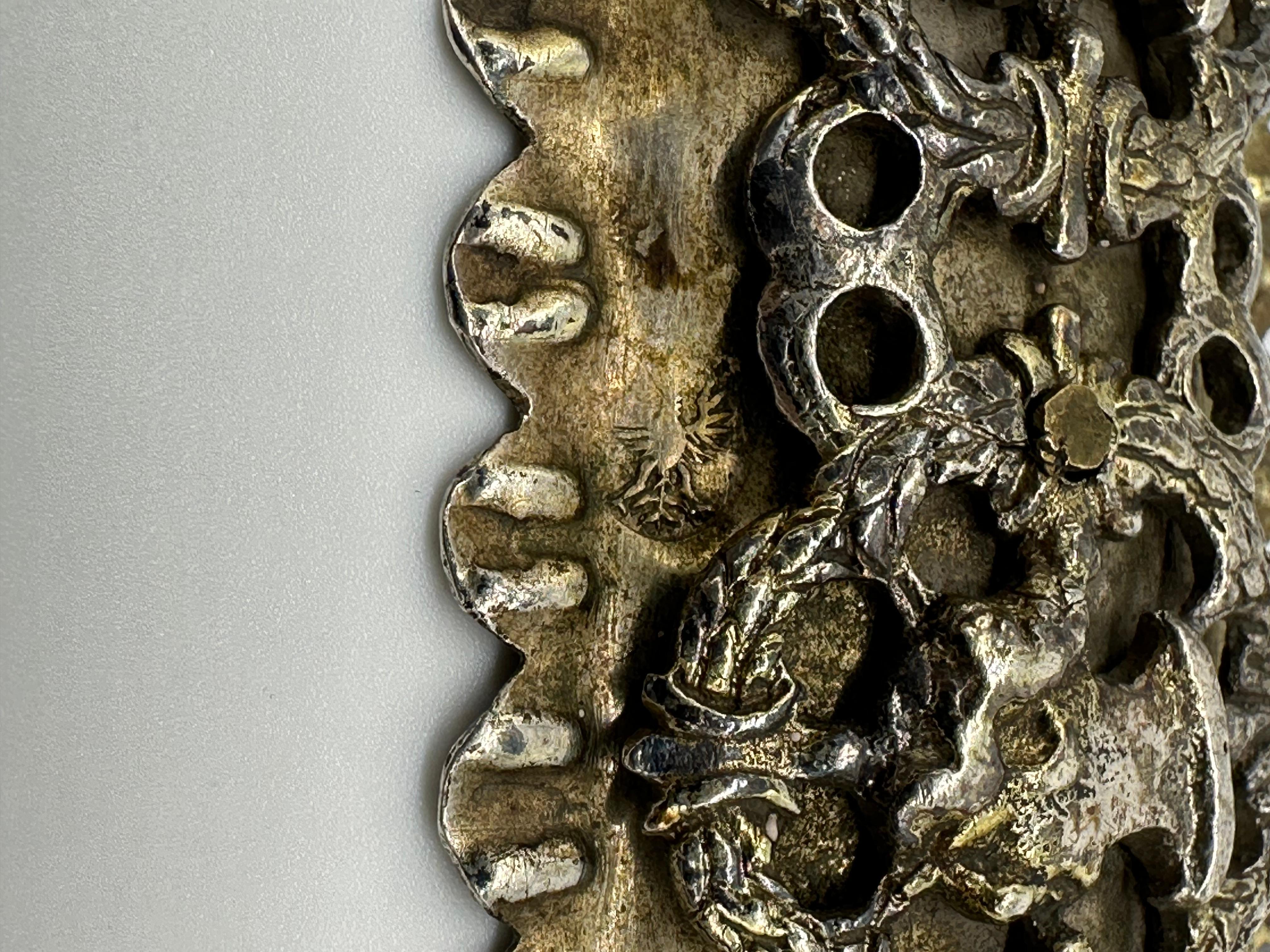 Importante et rare ceinture de mariage Sivlonot/séparation en argent juif, Francfort 1707-1723  Bon état - En vente à Tel Aviv - Jaffa, IL