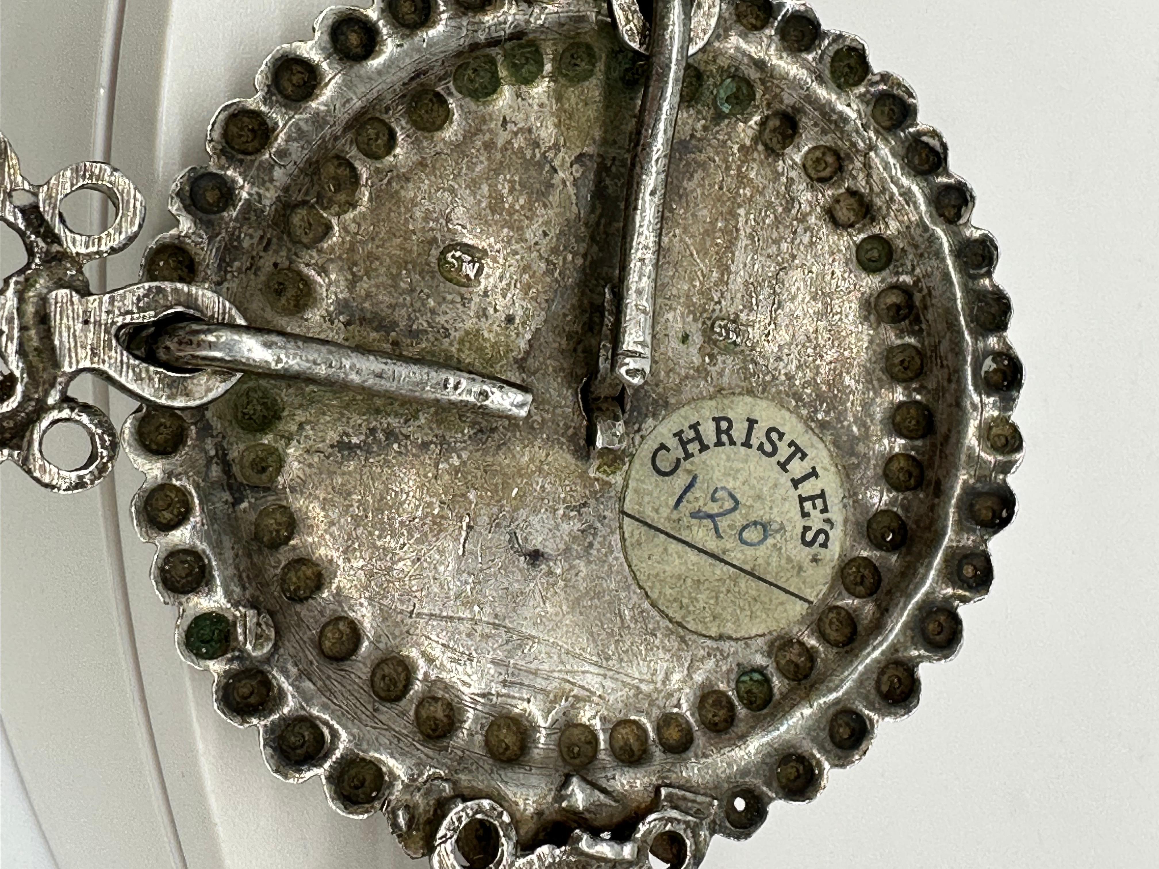 XVIIIe siècle Importante et rare ceinture de mariage Sivlonot/séparation en argent juif, Francfort 1707-1723  en vente