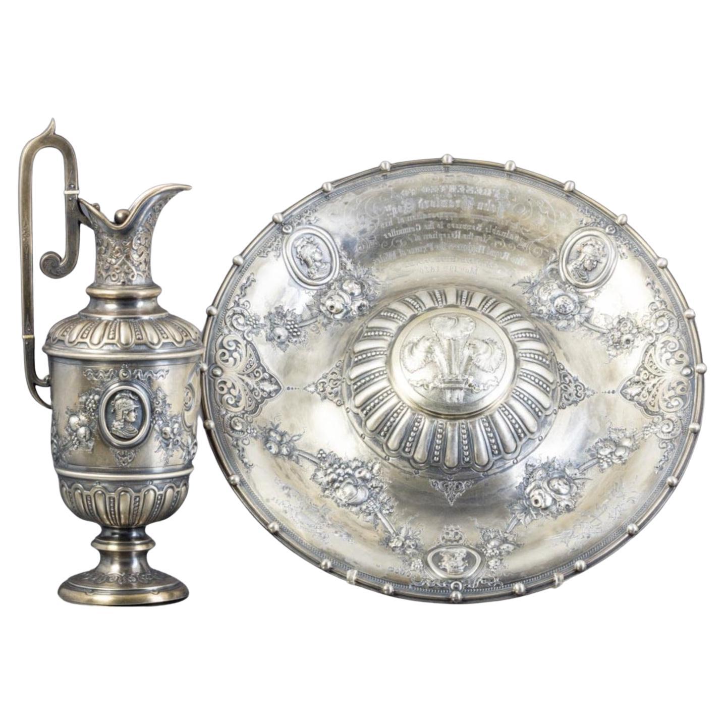 Important and Rare Lavender and Gomil in English Silver 19th Century