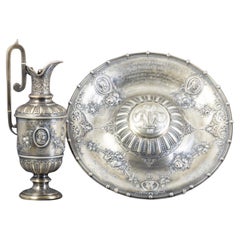Lavendel- und Milchkännchen in englischem Silber, 19. Jahrhundert, selten