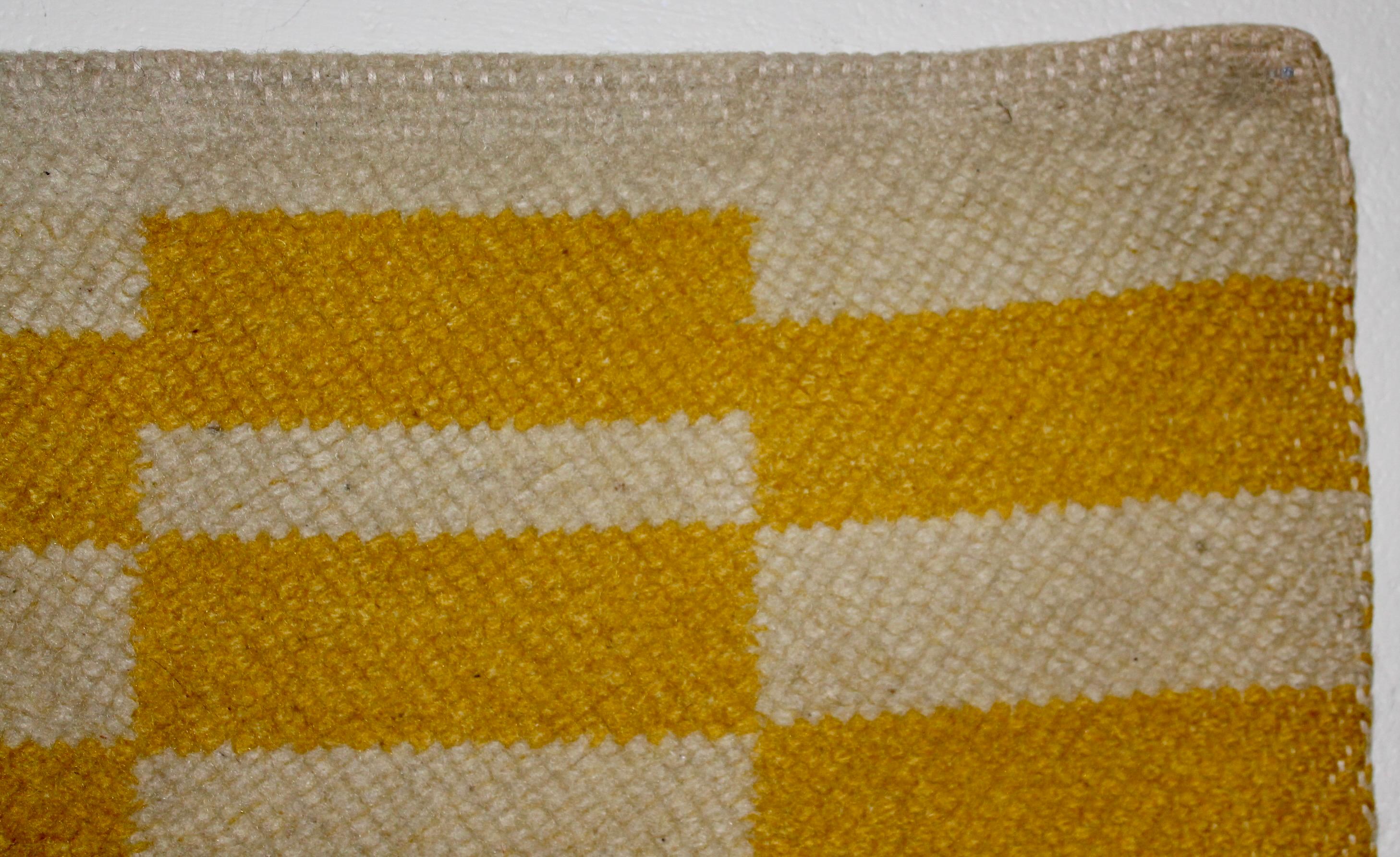 20th Century Important Anni Albers style Bauhaus or Black Mountain Period Hand Weaving For Sale