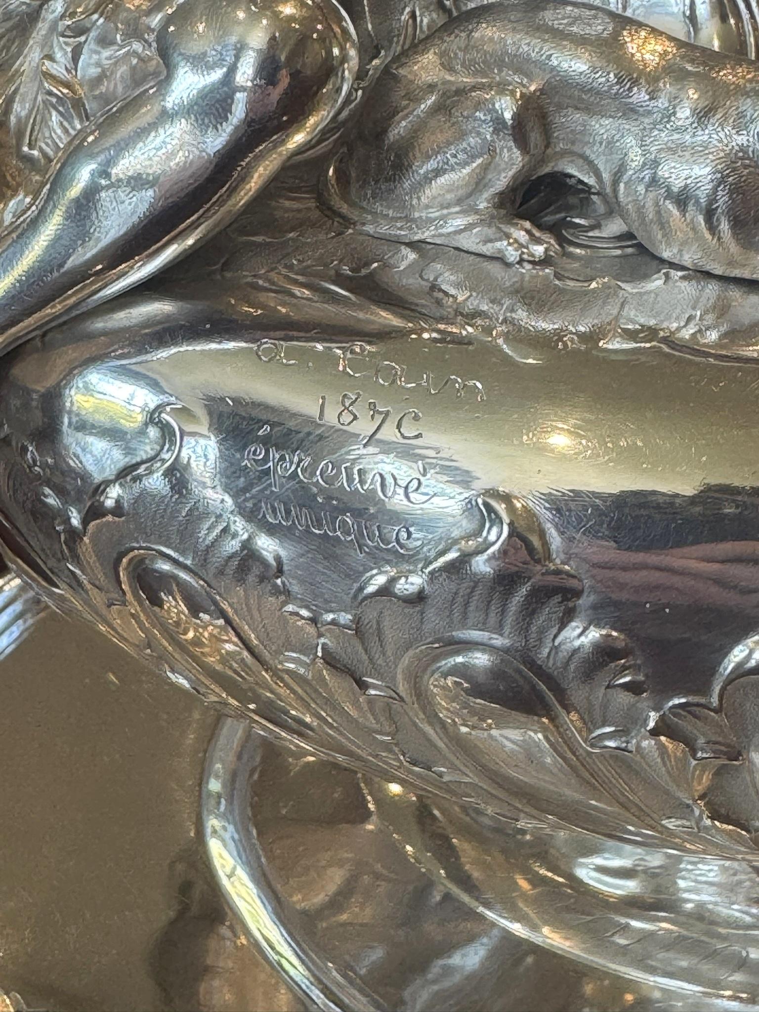 IMPORTANT ANTiQUE 1870 ÉMILE HUGO WINE CISTERN WITH ARMORIAL CREST COST OF ARMS For Sale 11