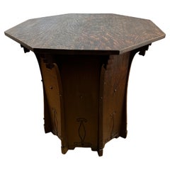 Mesa central antigua Charles ROHLFS -  Época de Stickley  W7684      DEBE  VENDER