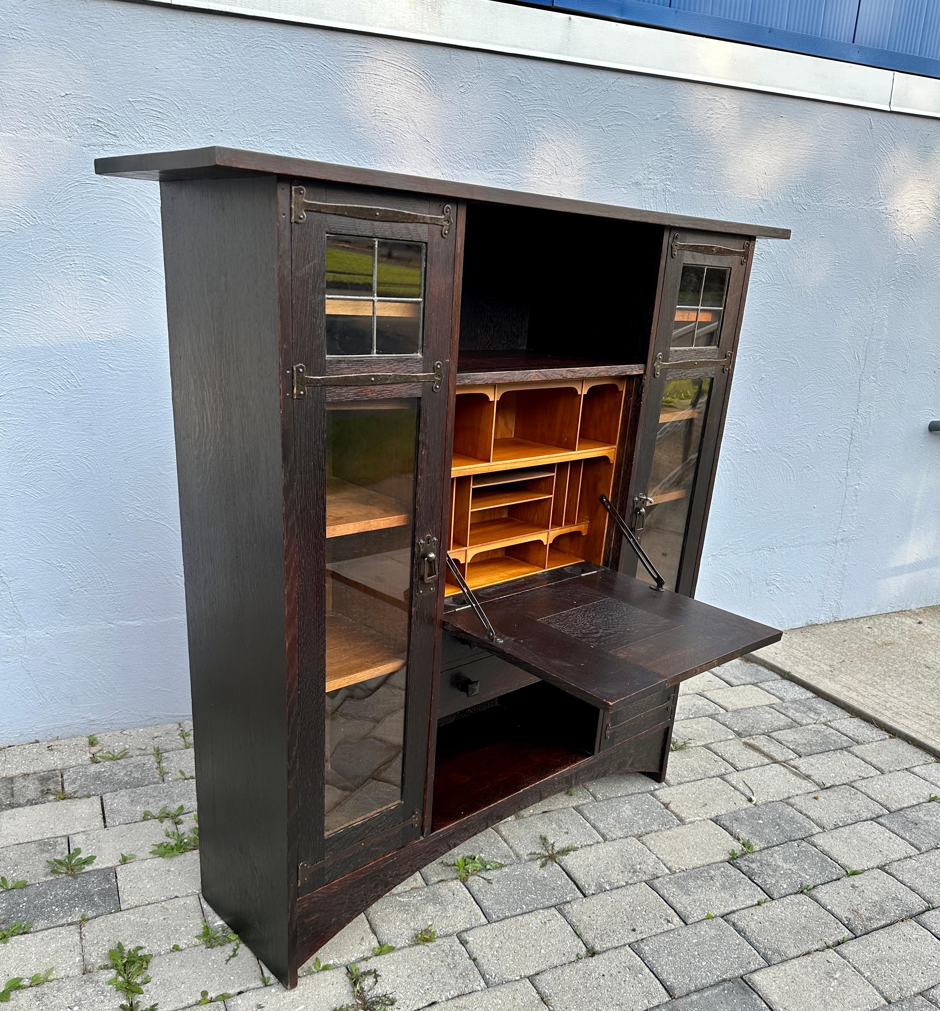 Arts and Crafts IMPORTANT Antique Desk/Bookcase by Gustav Stickley -W7794           MUST    SELL For Sale