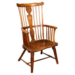 Important Used Earliest Recorded English Windsor Chair by Kerry Evesham 1793