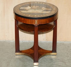 IMPORTANT ANTIQUE GRAND TOUR PIETRA DURA BIRDS SPECiMEN MARBLE CENTRE TABLE