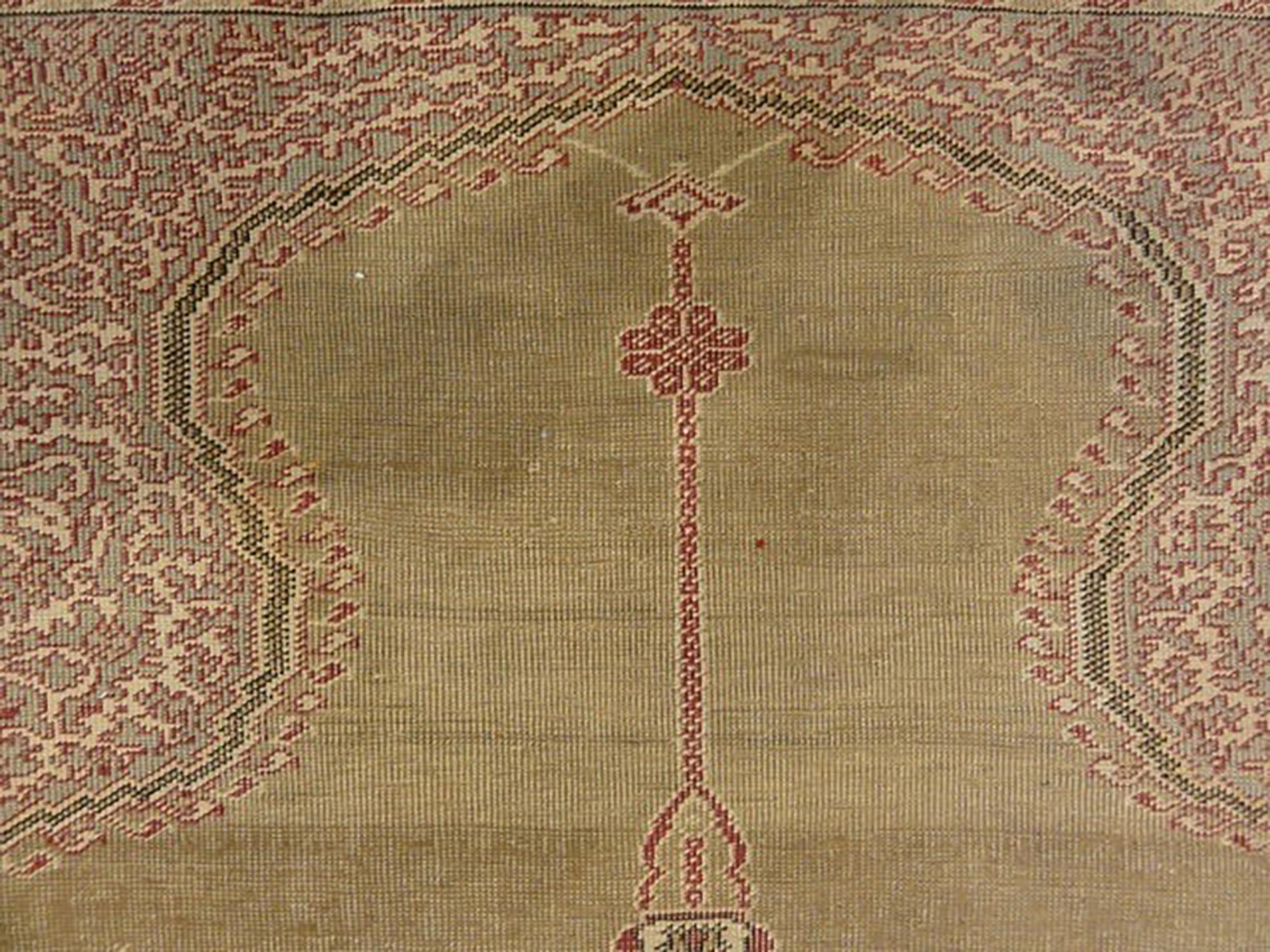 Laine Important tapis ancien de prière du sultan ottoman en vente