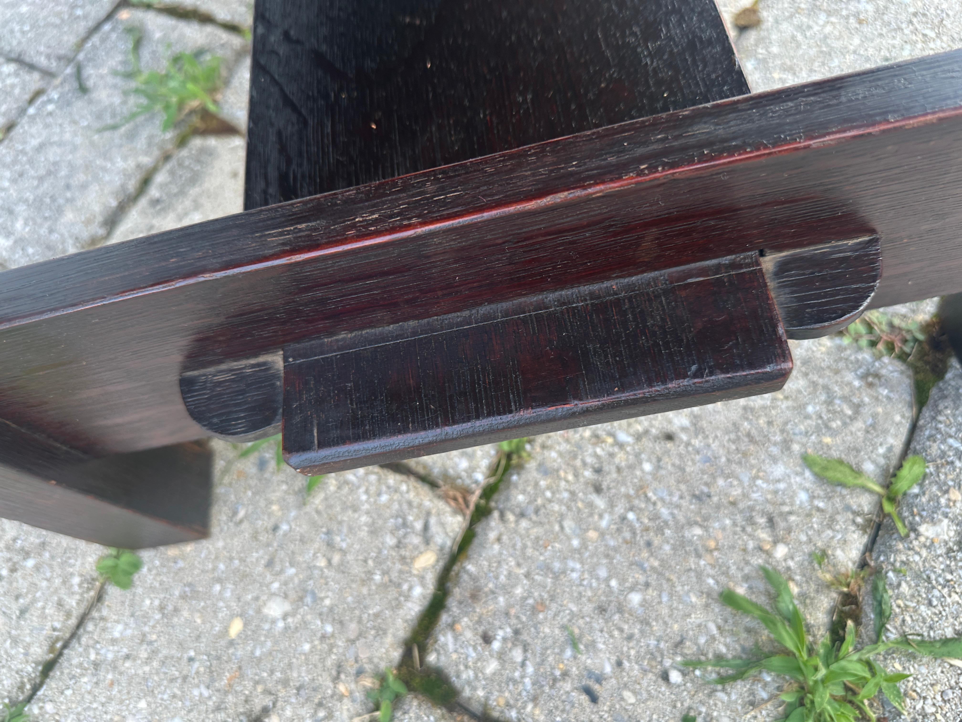 Important Antique Rare Gustav Stickley Window Seat - from year 1900 - W8359 For Sale 7