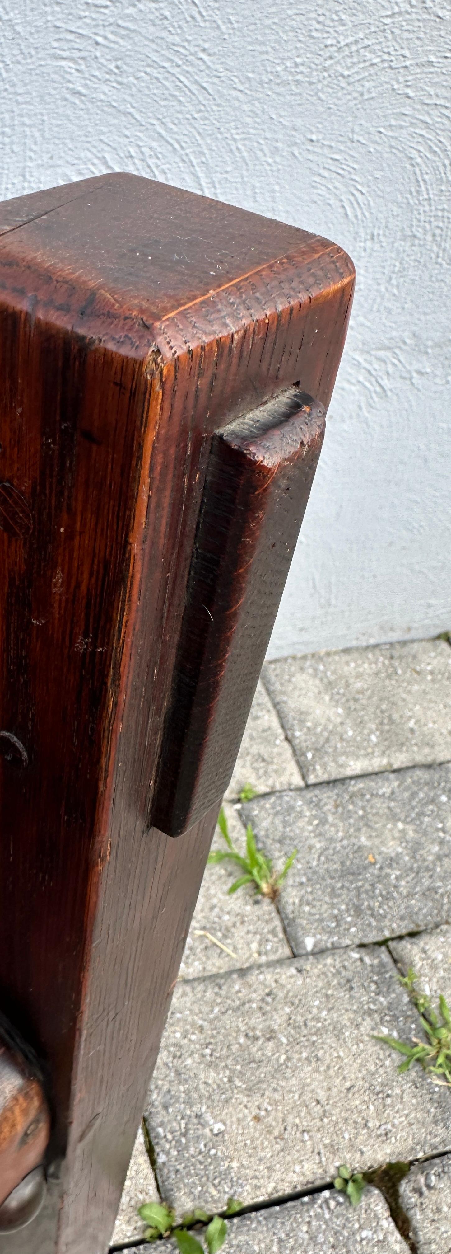 Important Antique Rare Gustav Stickley Window Seat - from year 1900 - W8359 For Sale 13