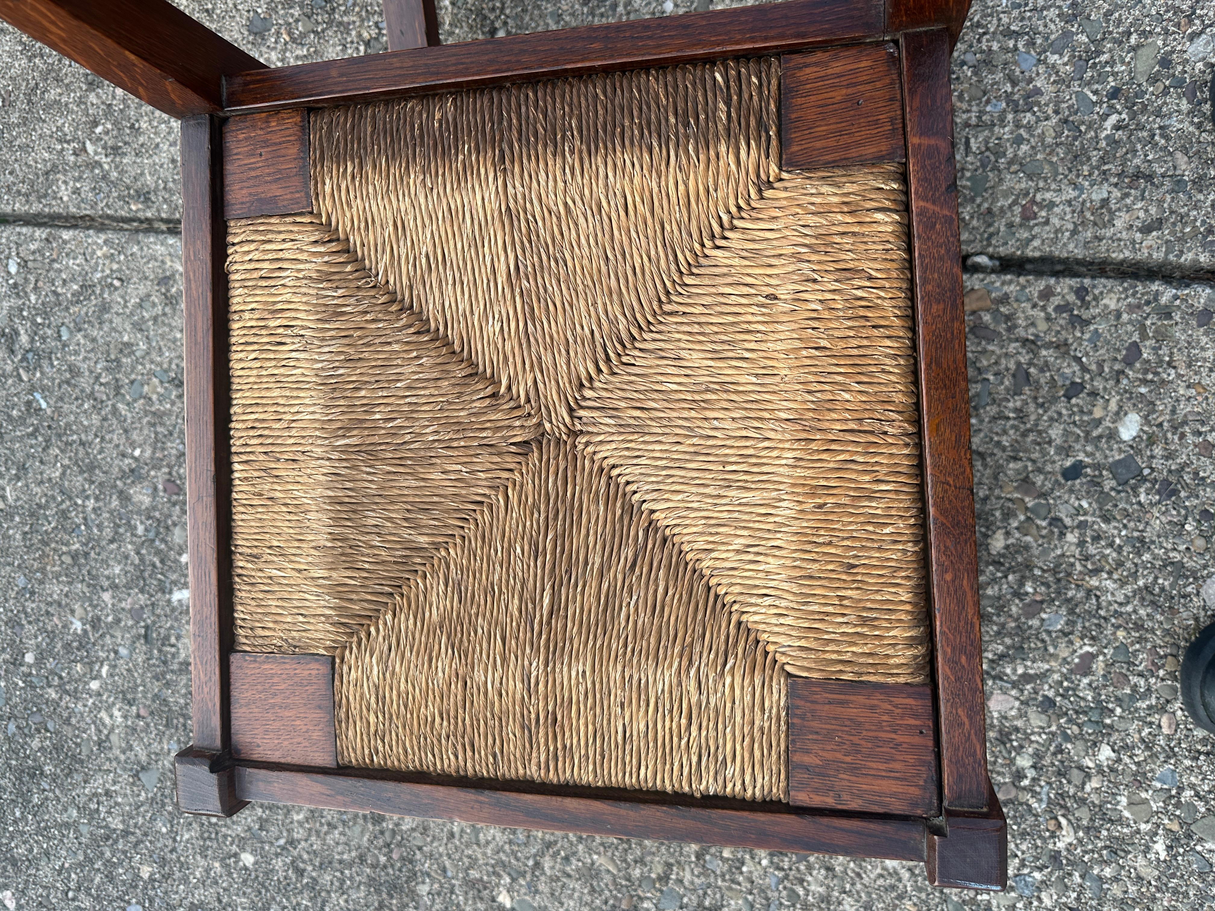 American Important Antique Rare Gustav Stickley Window Seat - from year 1900 - W8359 For Sale