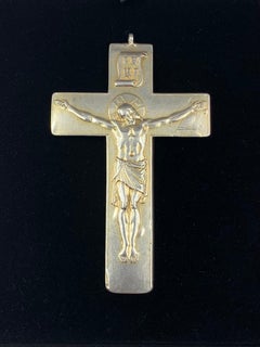 Important Antique Russian Imperial Tsar Paul I Silver Pectoral Pavlovsky Cross