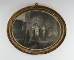 Important Antique Scottish History Print, after James Gillray, 1786