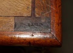 IMPORTANTE ARMARIO CARTONNIER ANTIGUO ESTAMPADO VICTOR RAULIN BASE DE LIBROS Y CAJONES