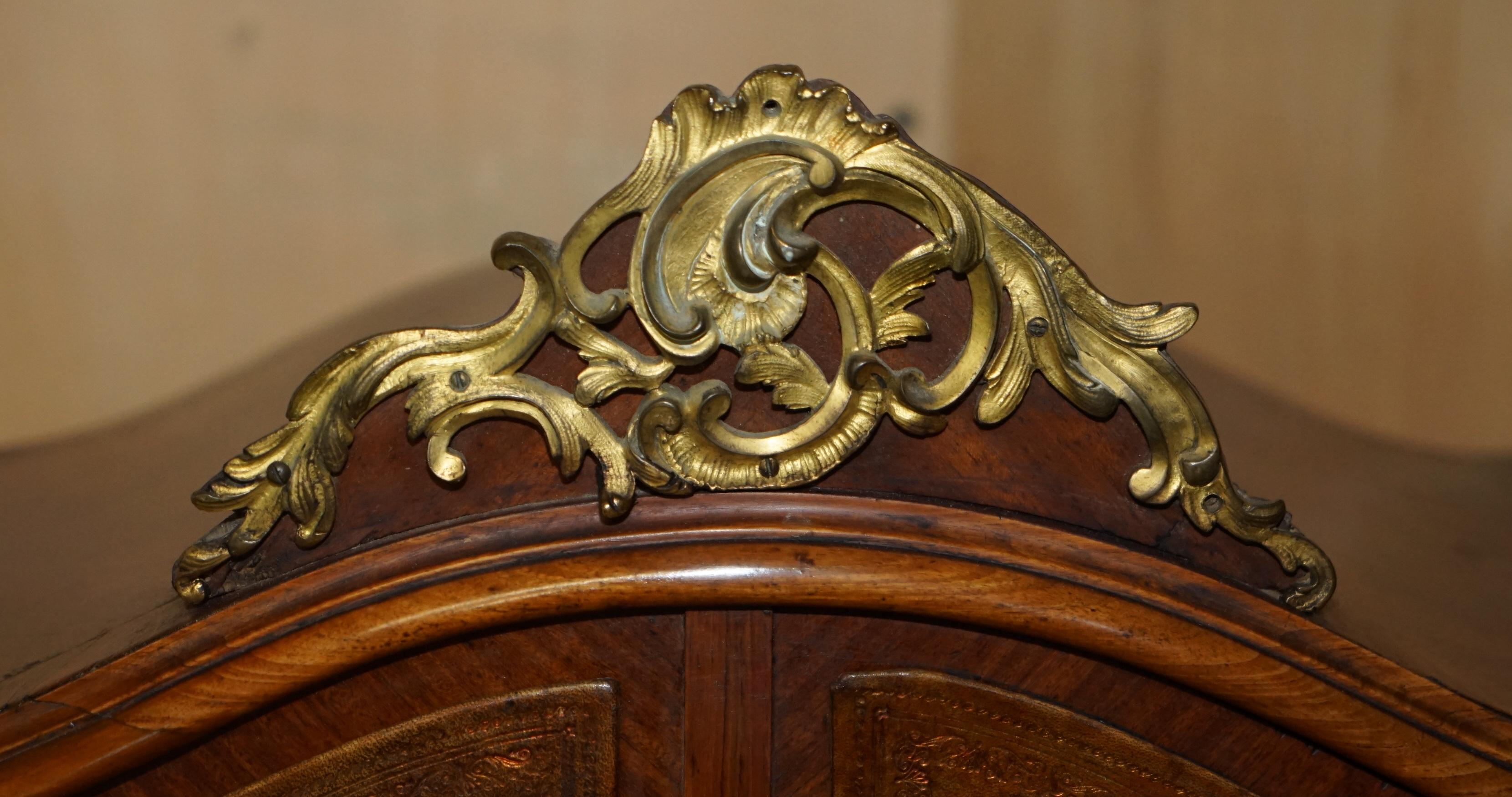 Late 19th Century IMPORTANT ANTIQUE STAMPED VICTOR RAULIN CARTONNIER CABINET BOOKCASE & DRAWERs For Sale