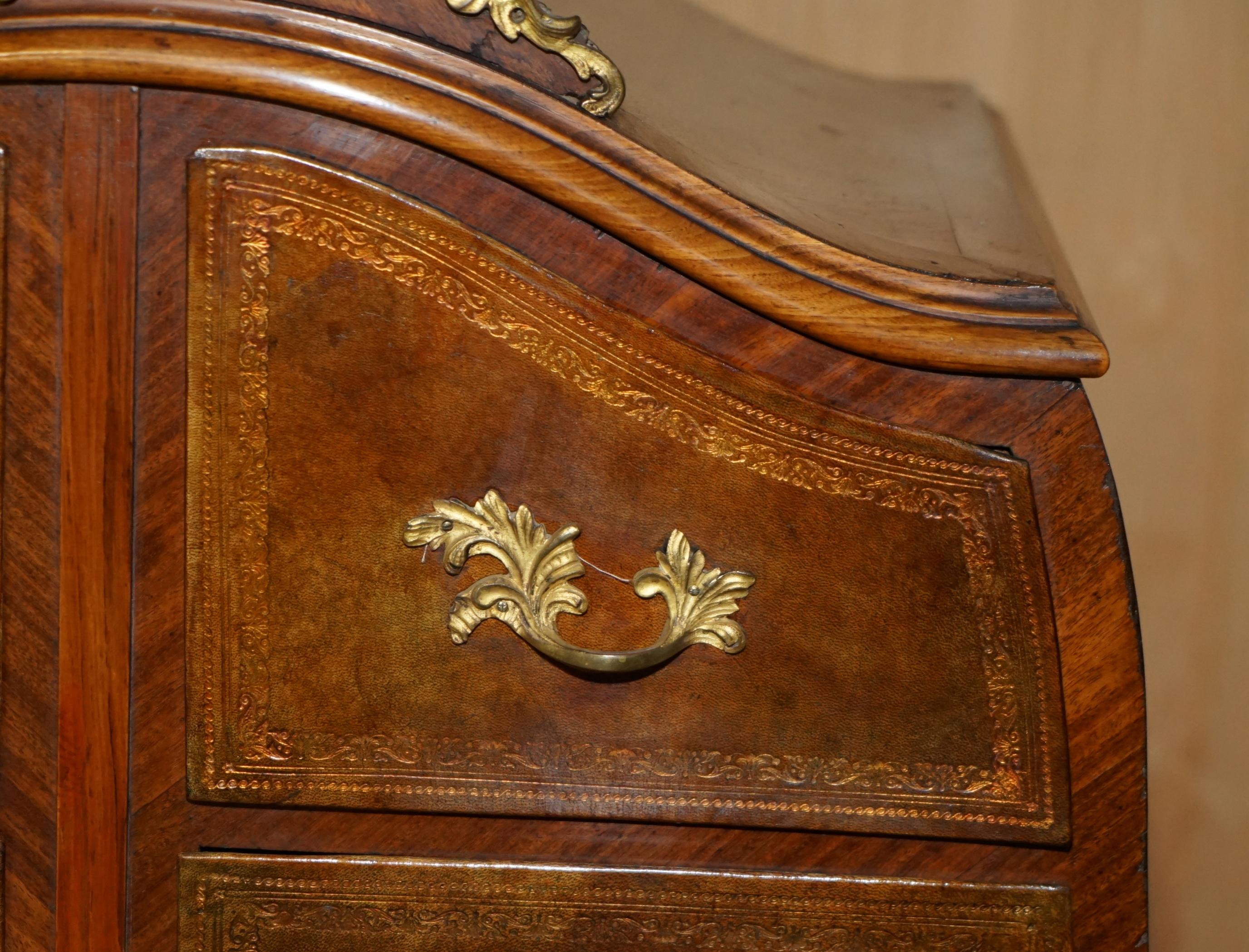 Wood IMPORTANT ANTIQUE STAMPED VICTOR RAULIN CARTONNIER CABINET BOOKCASE & DRAWERs For Sale