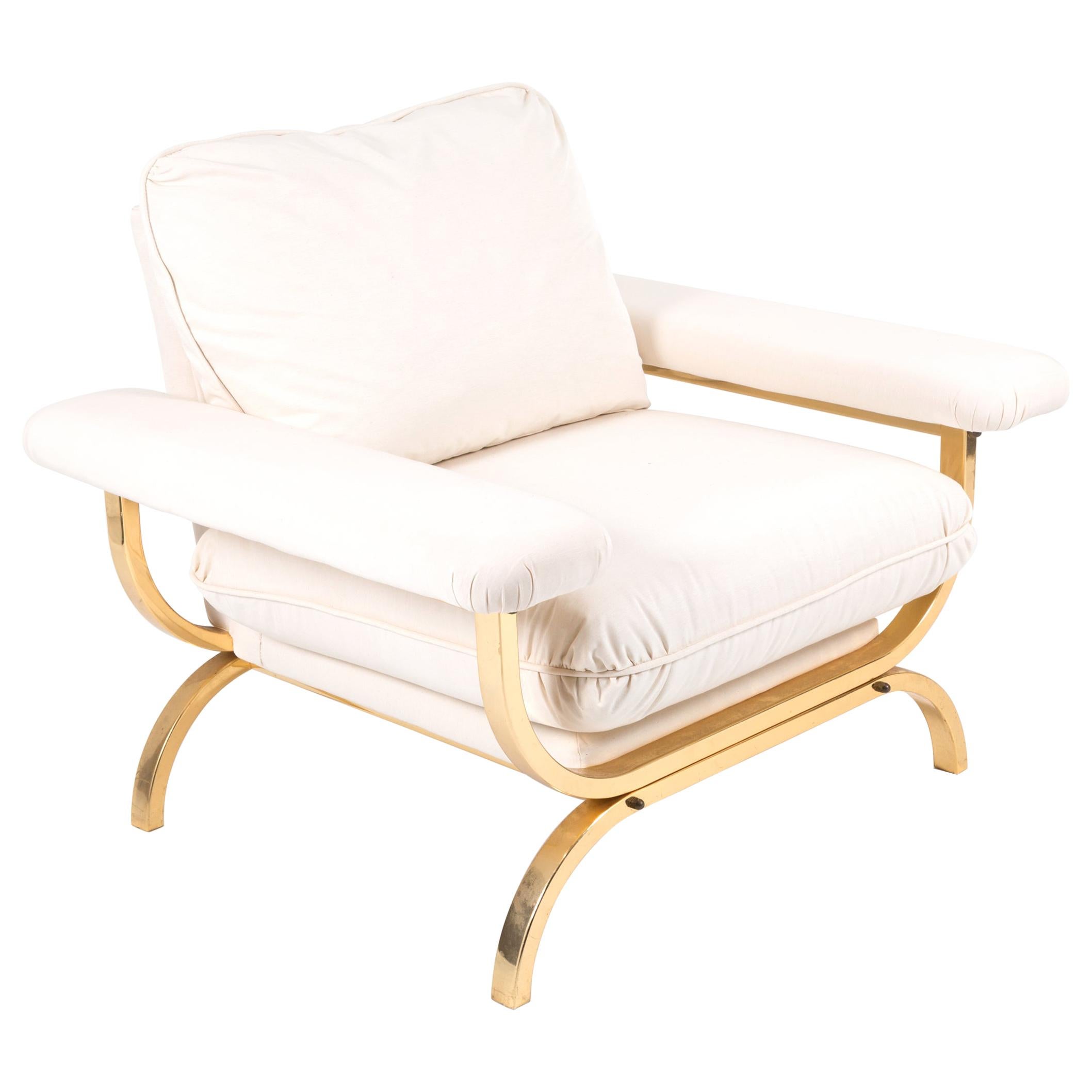 Important Armchair for the Shah of Persia by Maison Jansen, 1950s For Sale
