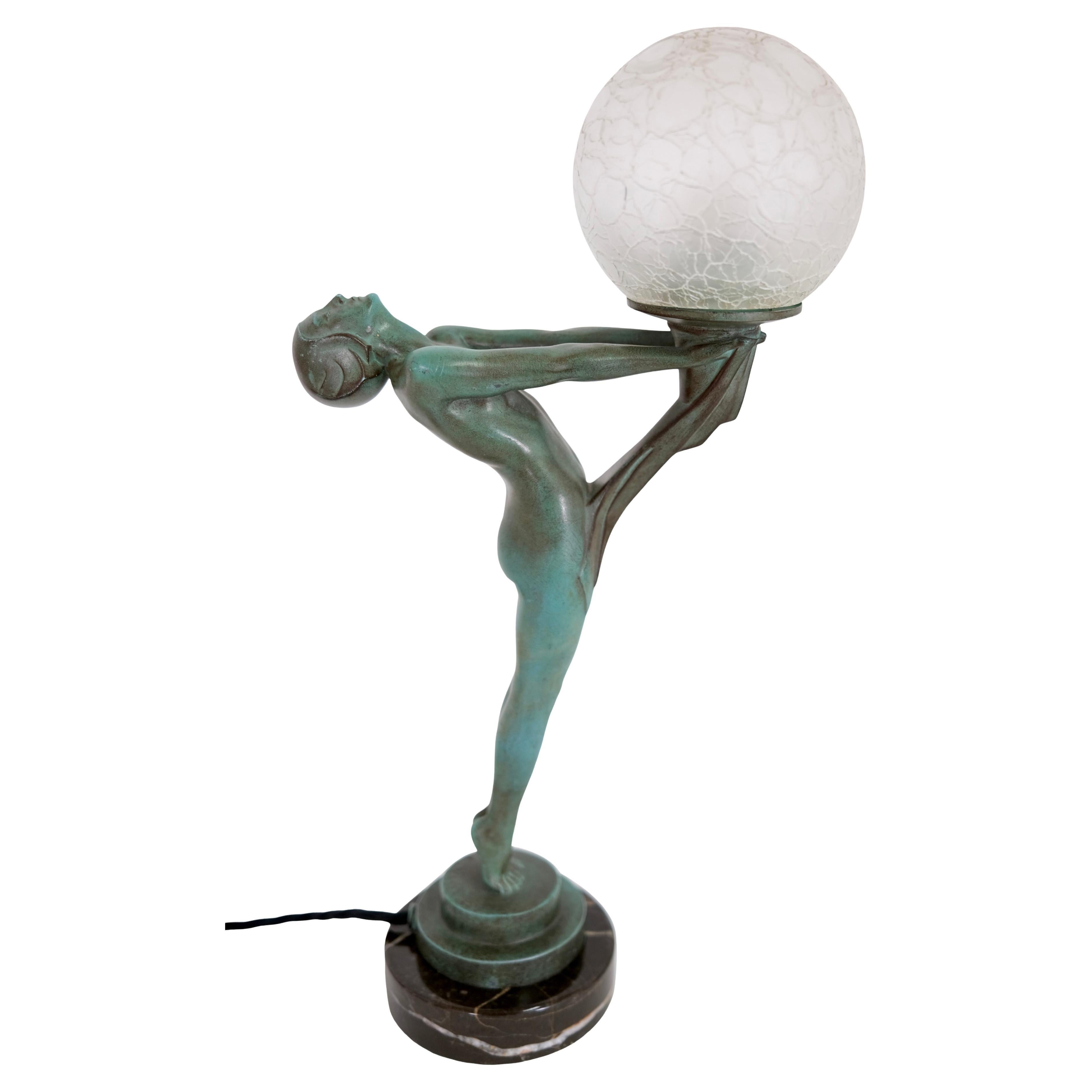 Jericho Trumpet Sculpture from Raymonde Guerbe by Max Le Verrier Art Deco Style at 1stDibs