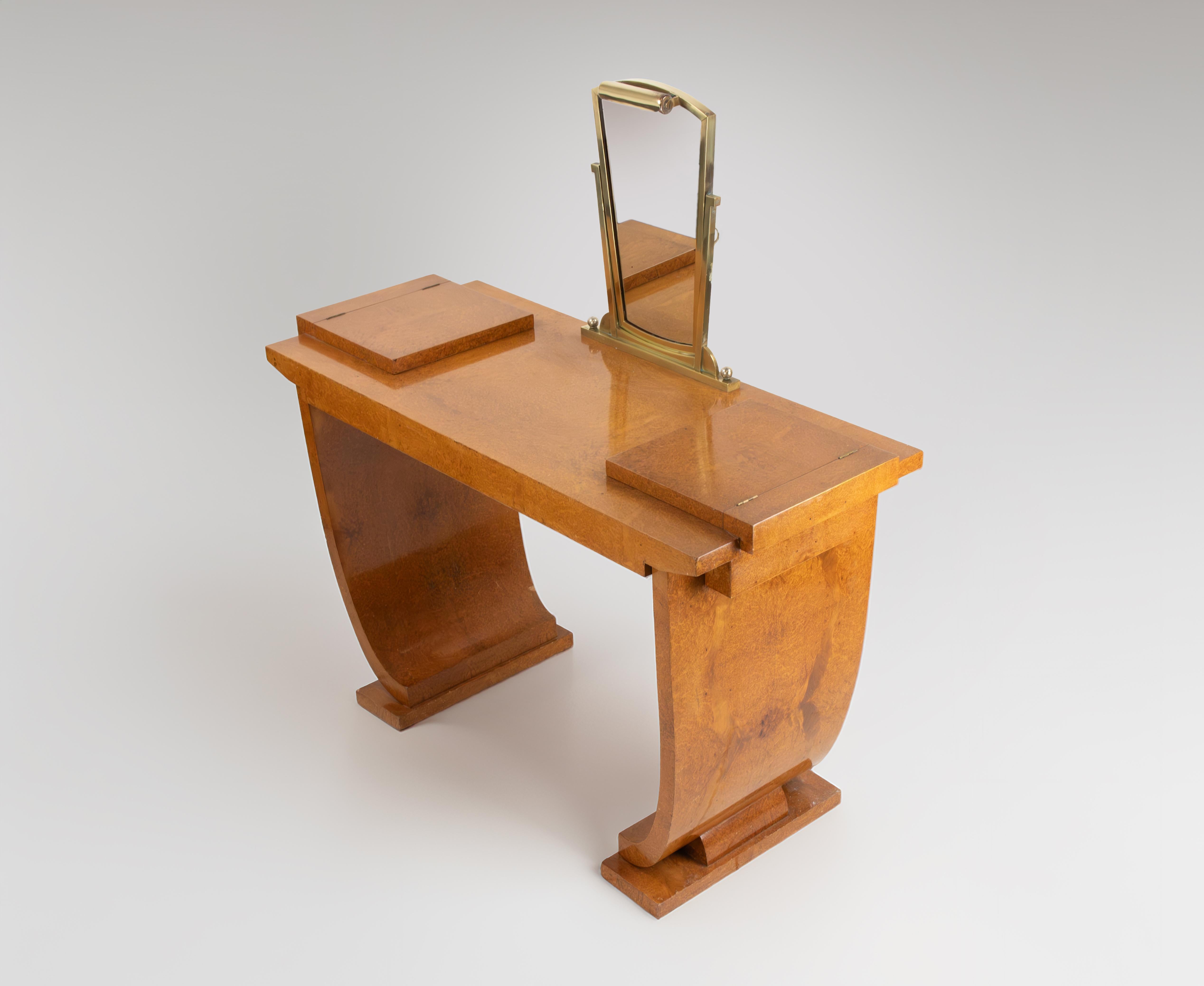 Inizio XX secolo Importante console Art Déco di Jules Leleu in vendita