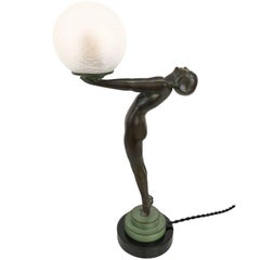 Important Art Deco Sculpture, Lueur Lumineuse, Original Max Le Verrier