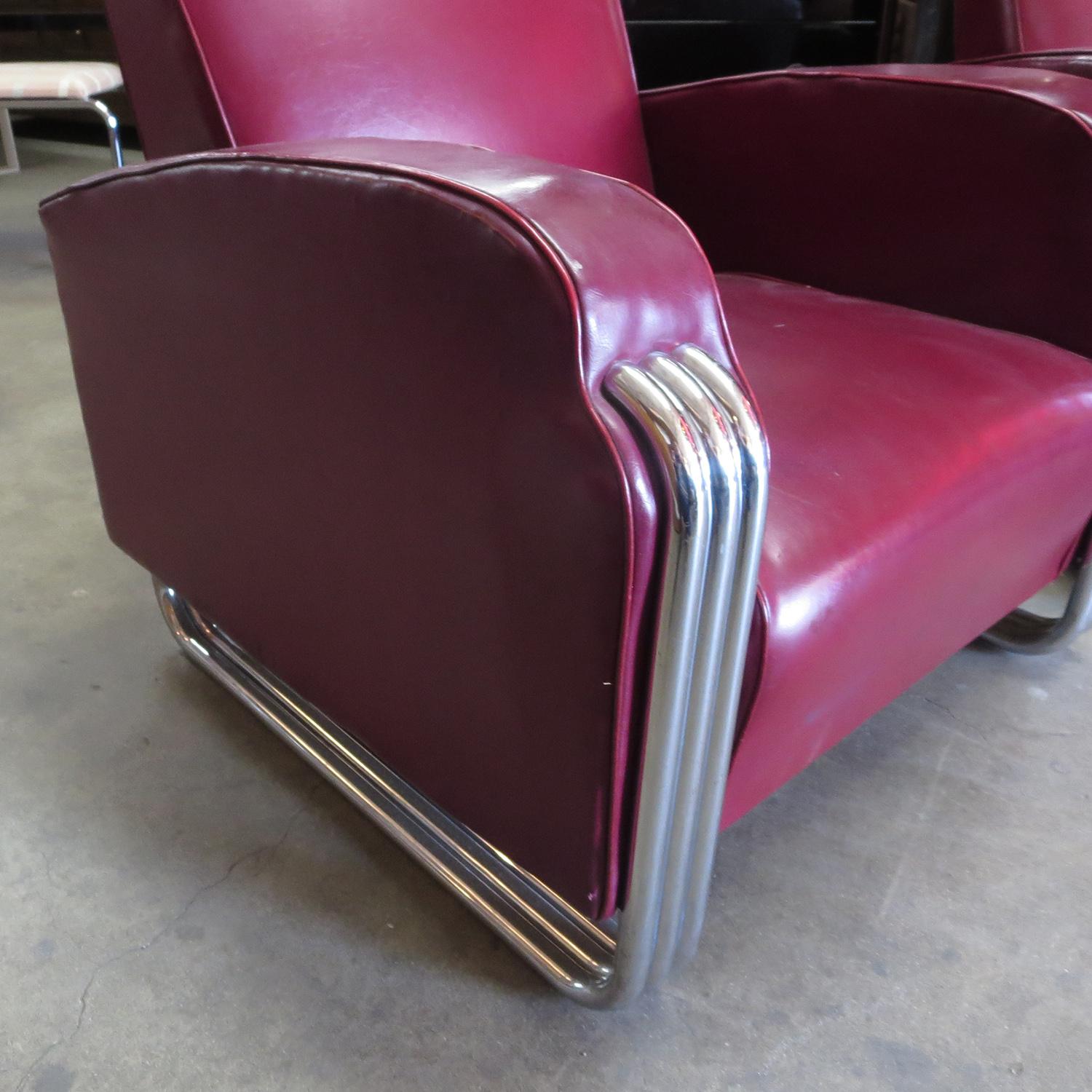 Important Art Deco Sofa Set by KEM Weber for Lloyd Furniture 4