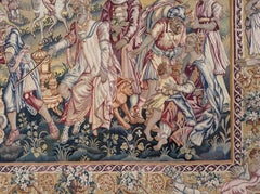 Important AUBUSSON Tapestry "Agamemnon Victorious" Early 20th Century