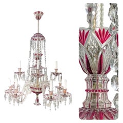 Important Baccarat Chandelier, 19th Century
