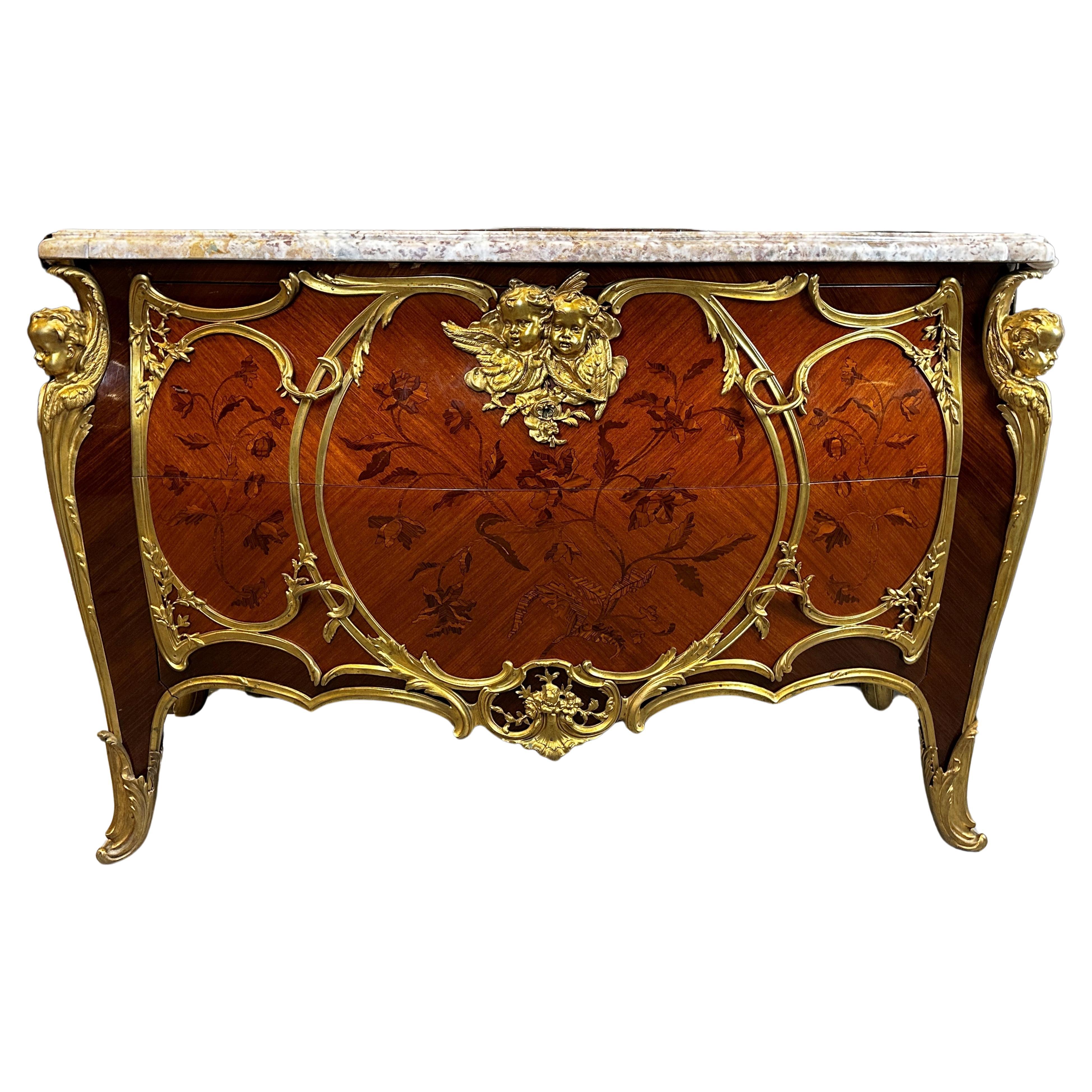 Important Big Size Louis XVI Style Commode For Sale