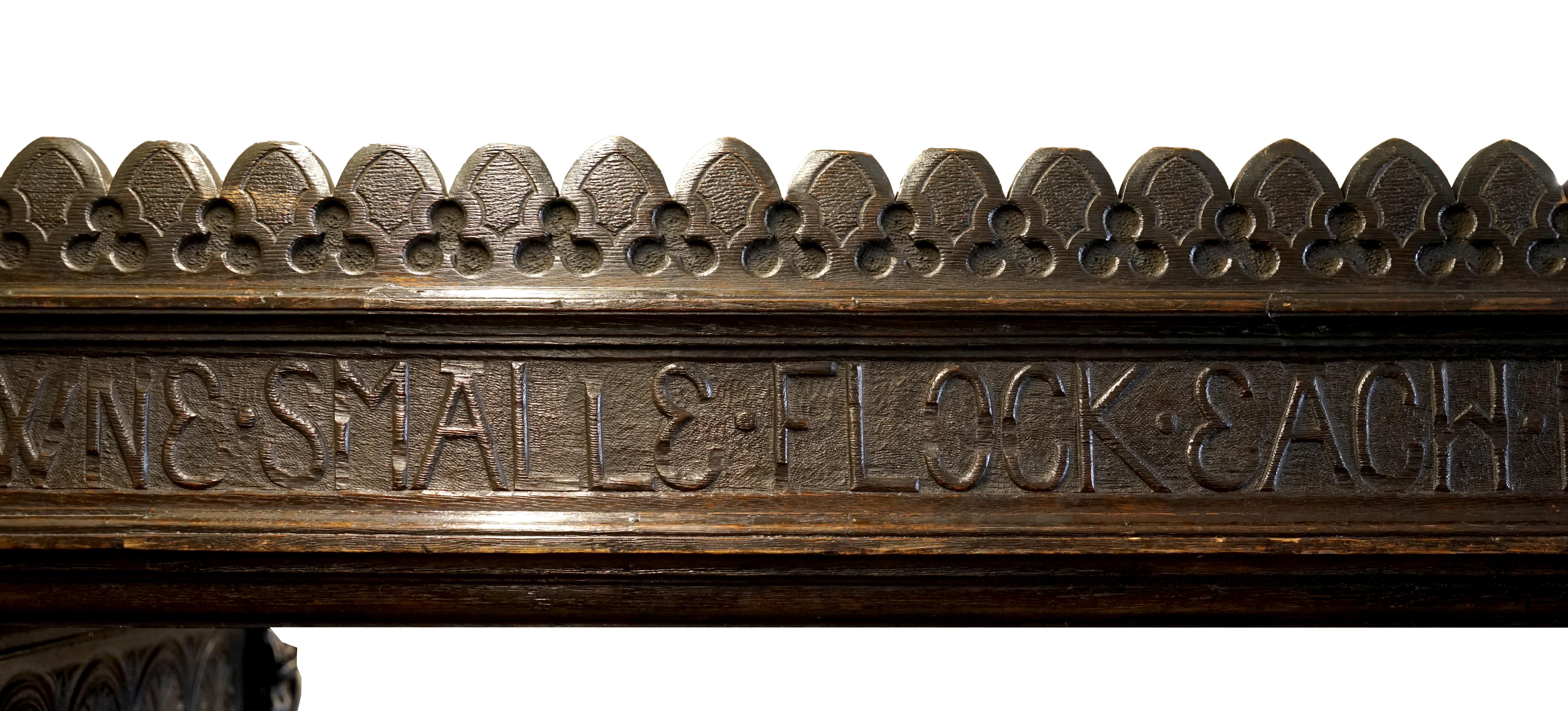 Oak IMPORTANT BISHOP JAMES STANLEY 1508 KING HENRY VII ENGLiSH OAK TUDOR TESTER BED For Sale