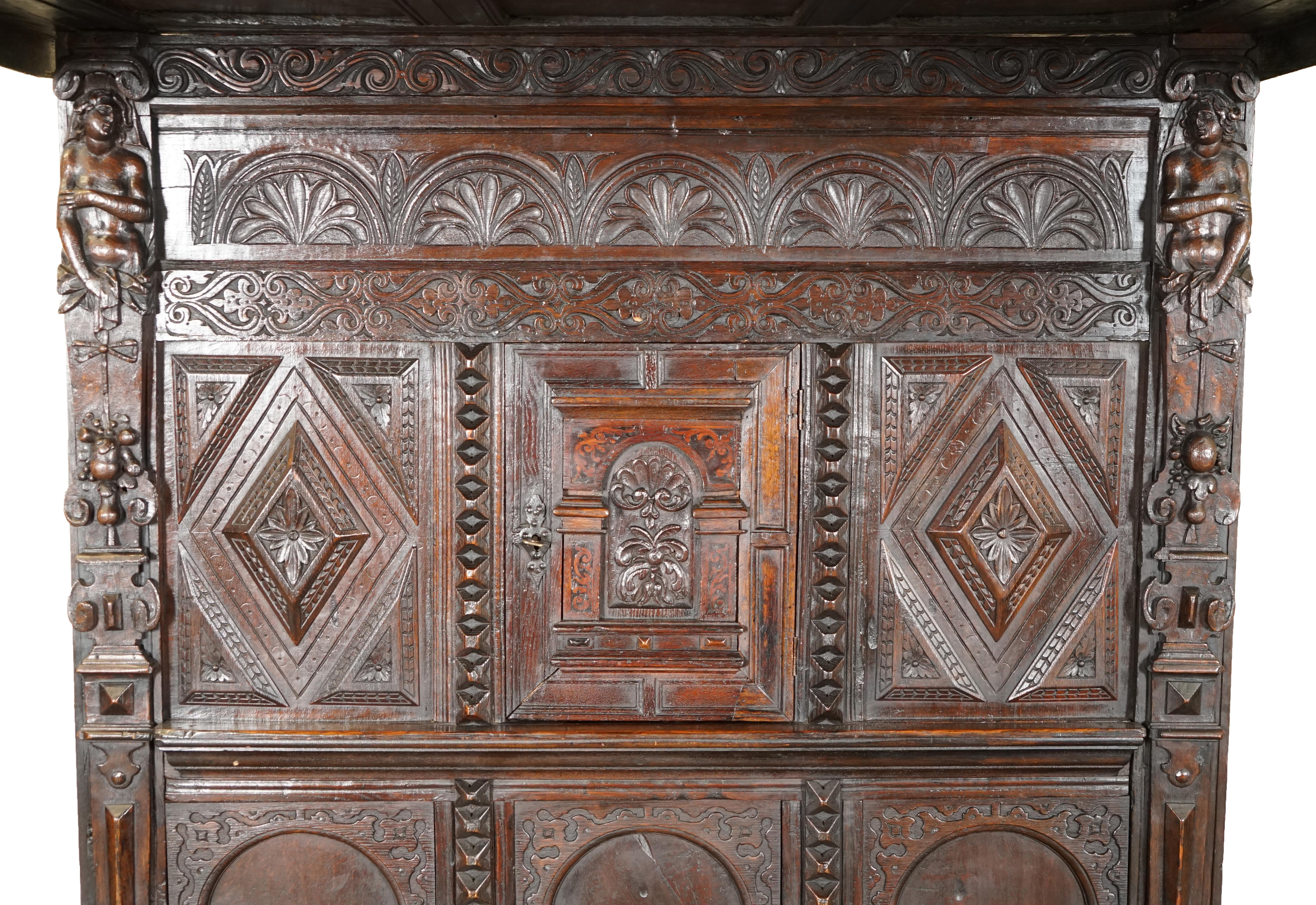 IMPORTANT BISHOP JAMES STANLEY 1508 KING HENRY VII ENGLiSH OAK TUDOR TESTER BED For Sale 3