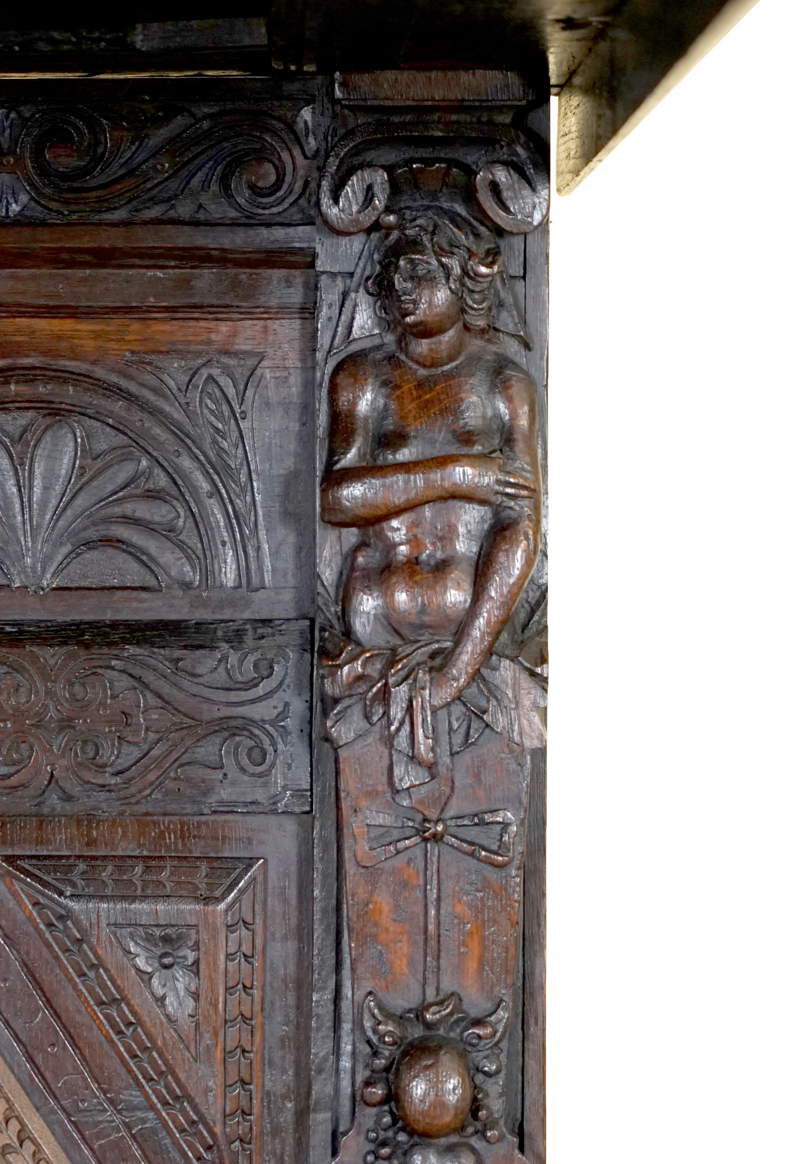 IMPORTANT BISHOP JAMES STANLEY 1508 KING HENRY VII ENGLiSH OAK TUDOR TESTER BED For Sale 5