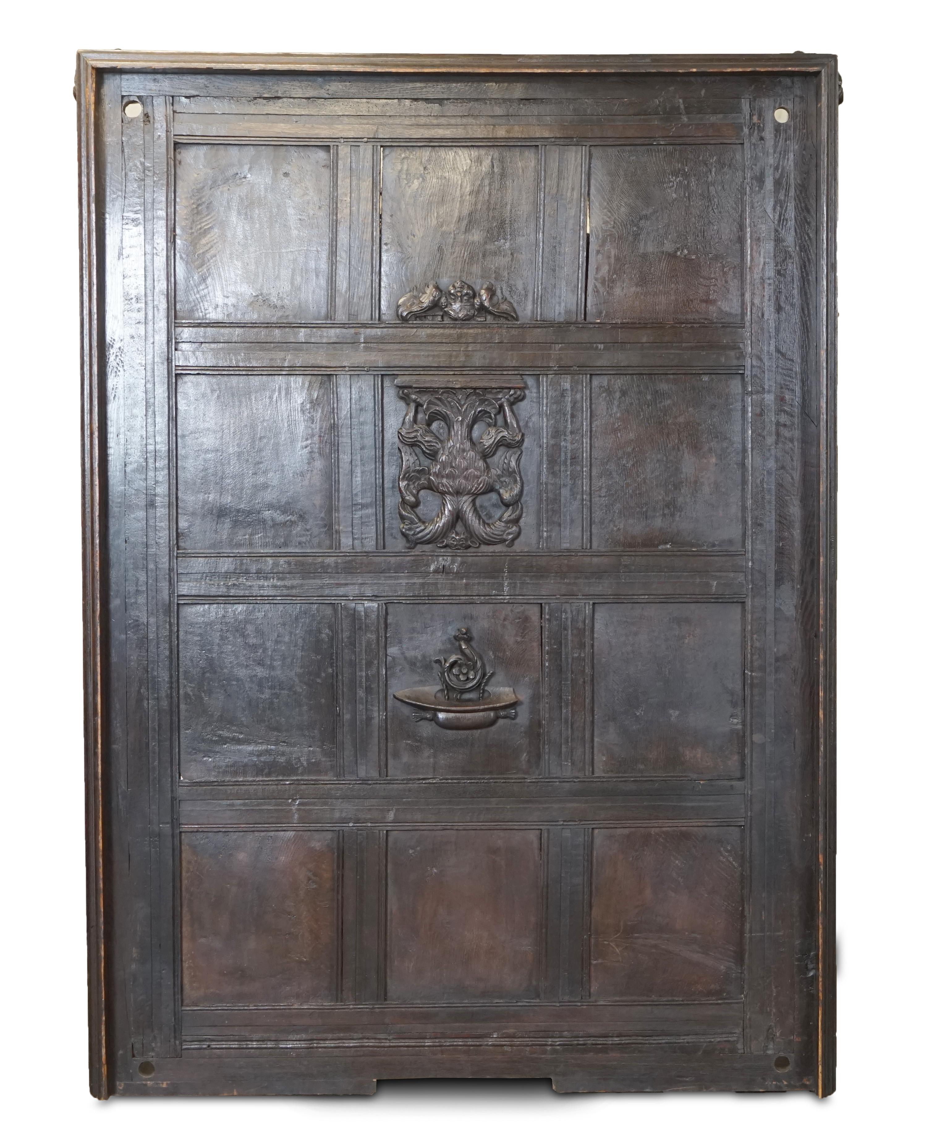 IMPORTANT BISHOP JAMES STANLEY 1508 KING HENRY VII ENGLiSH OAK TUDOR TESTER BED For Sale 8