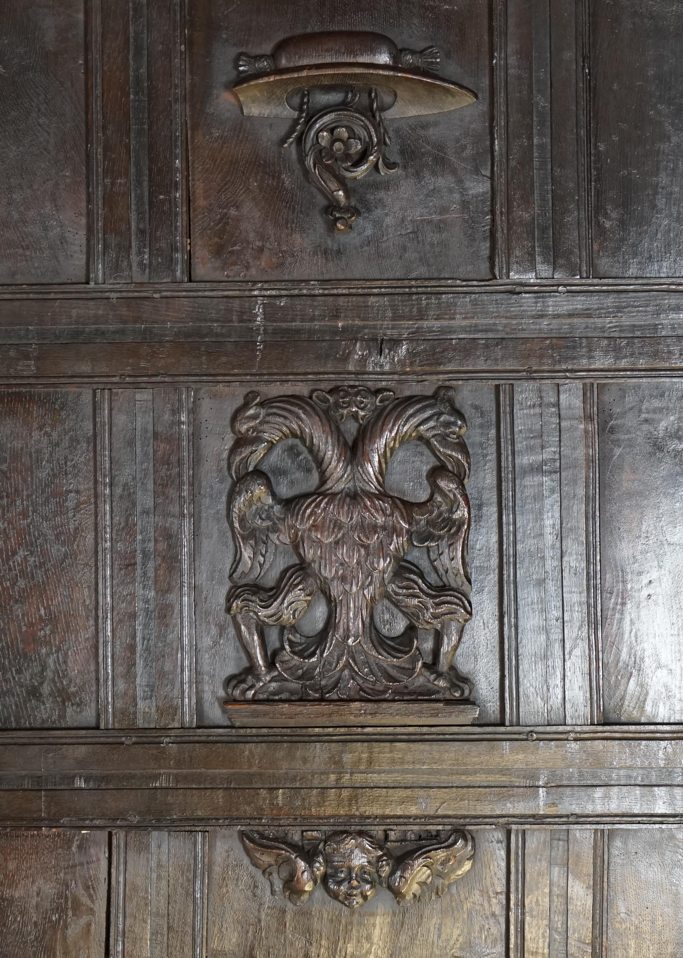 IMPORTANT BISHOP JAMES STANLEY 1508 KING HENRY VII ENGLiSH OAK TUDOR TESTER BED For Sale 9