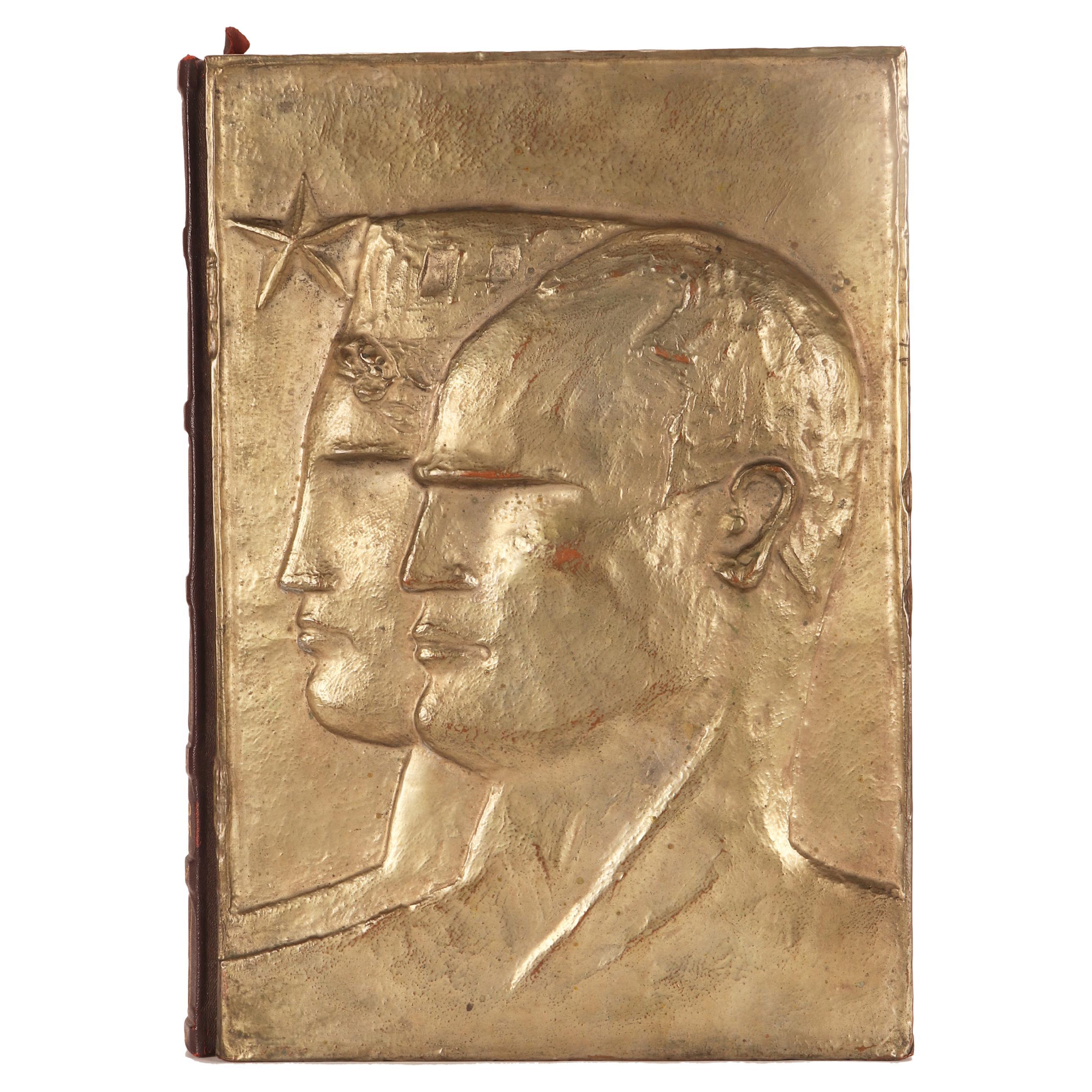 Important book The spiritual testament of Benito Mussolini, Rome 1976. For Sale