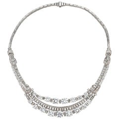 Important Boucheron Vintage Diamond Swag Necklace