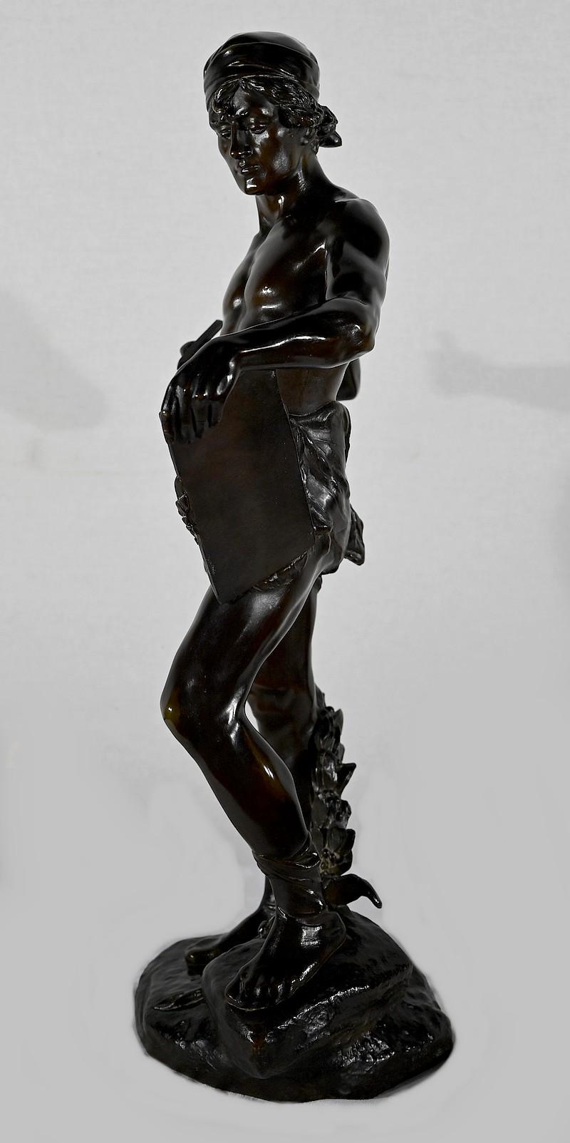 Importante scultura in bronzo 