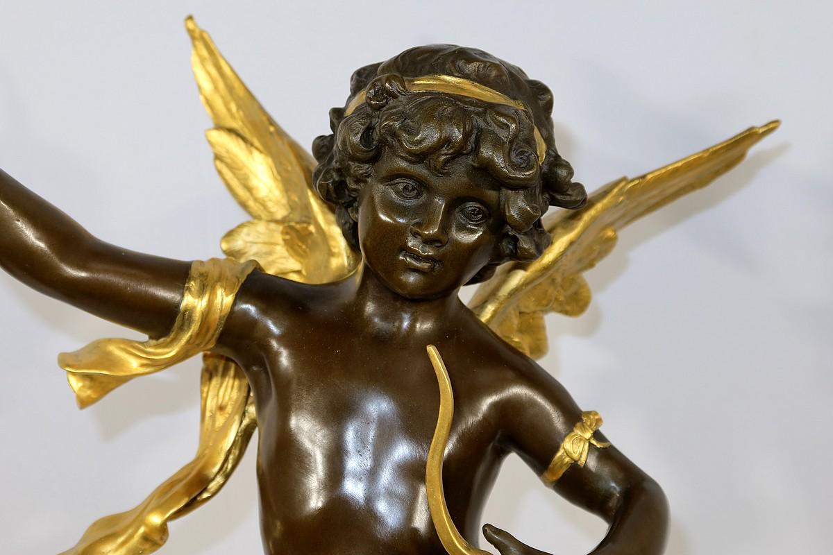 Francese Importante scultura in bronzo 