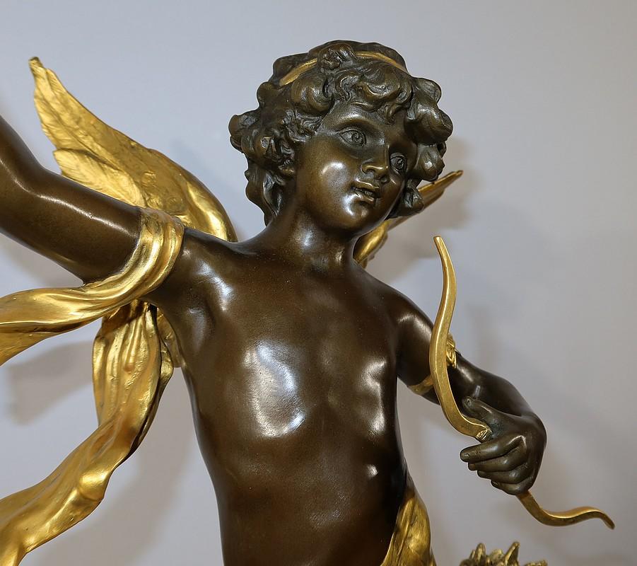 XIX secolo Importante scultura in bronzo 