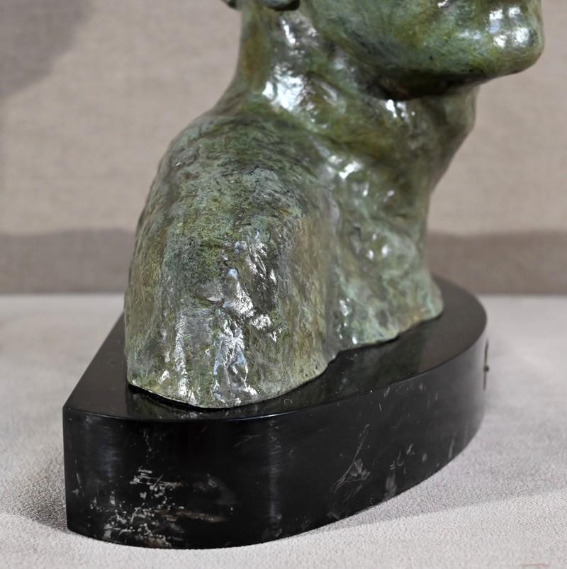scultura in bronzo 