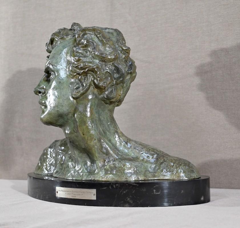 Francese scultura in bronzo 