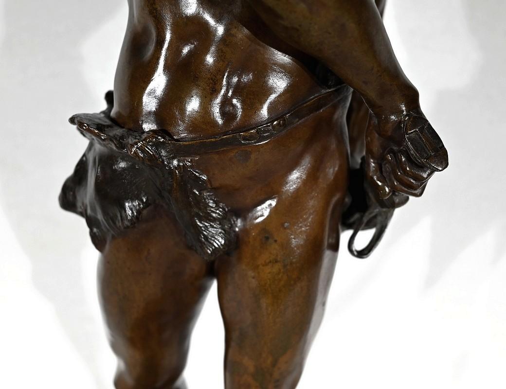 XIX secolo Importante scultura in bronzo 