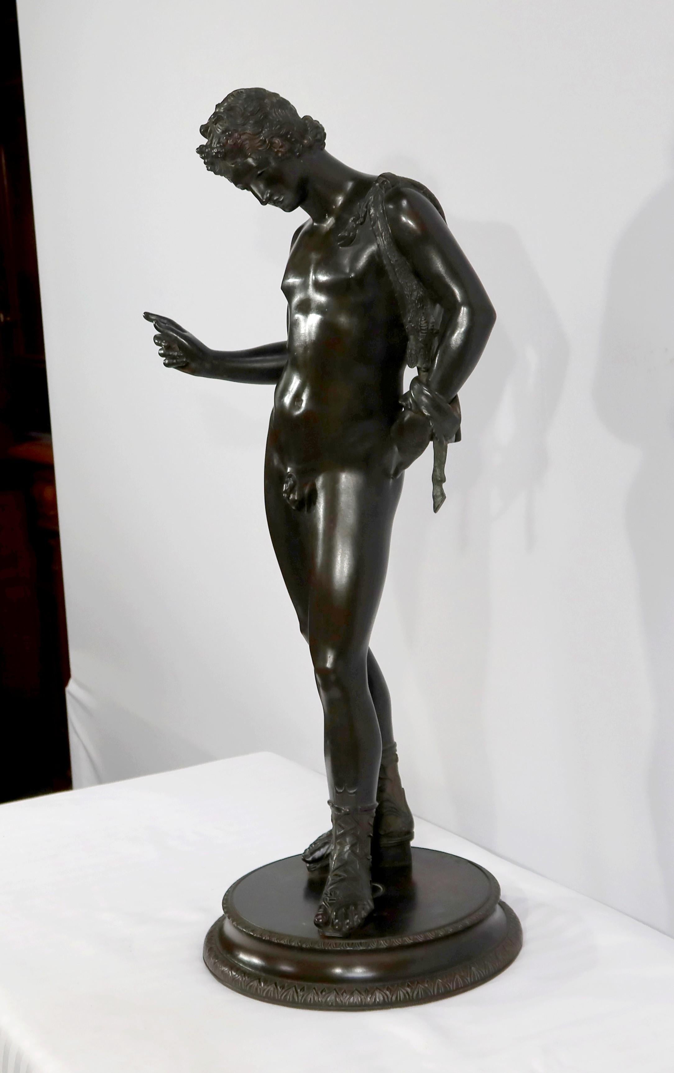 Francese Importante scultura in bronzo 