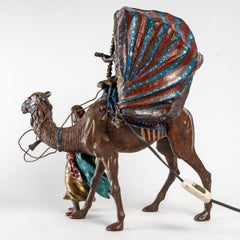 bedeutende Bronze von Wien, Nachtlicht von Franz Bergmann, Orientalist